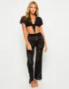 Miller Crop Top - Black sold by Beach Bunny