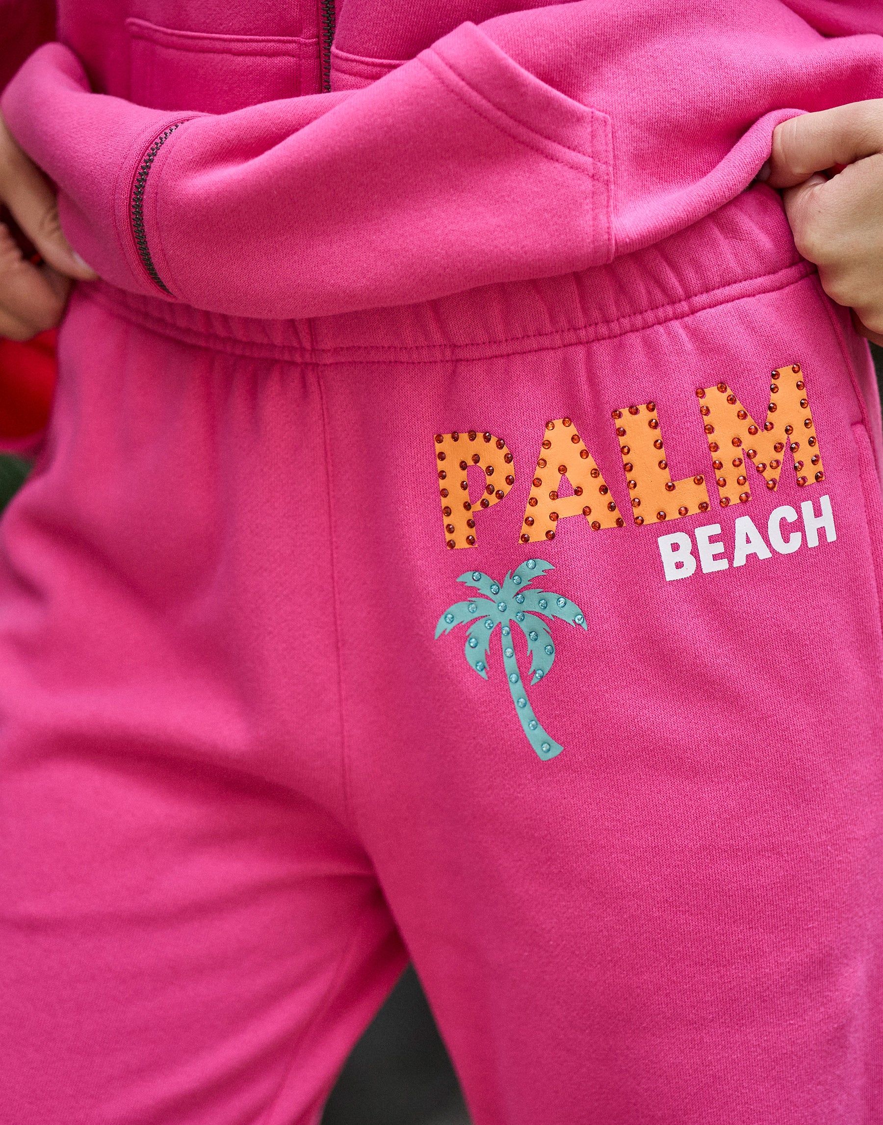 Palm Beach Jet Setter Jogger by Vintage Havana - Hot Pink sold by Beach Bunny product image thumbnail 3