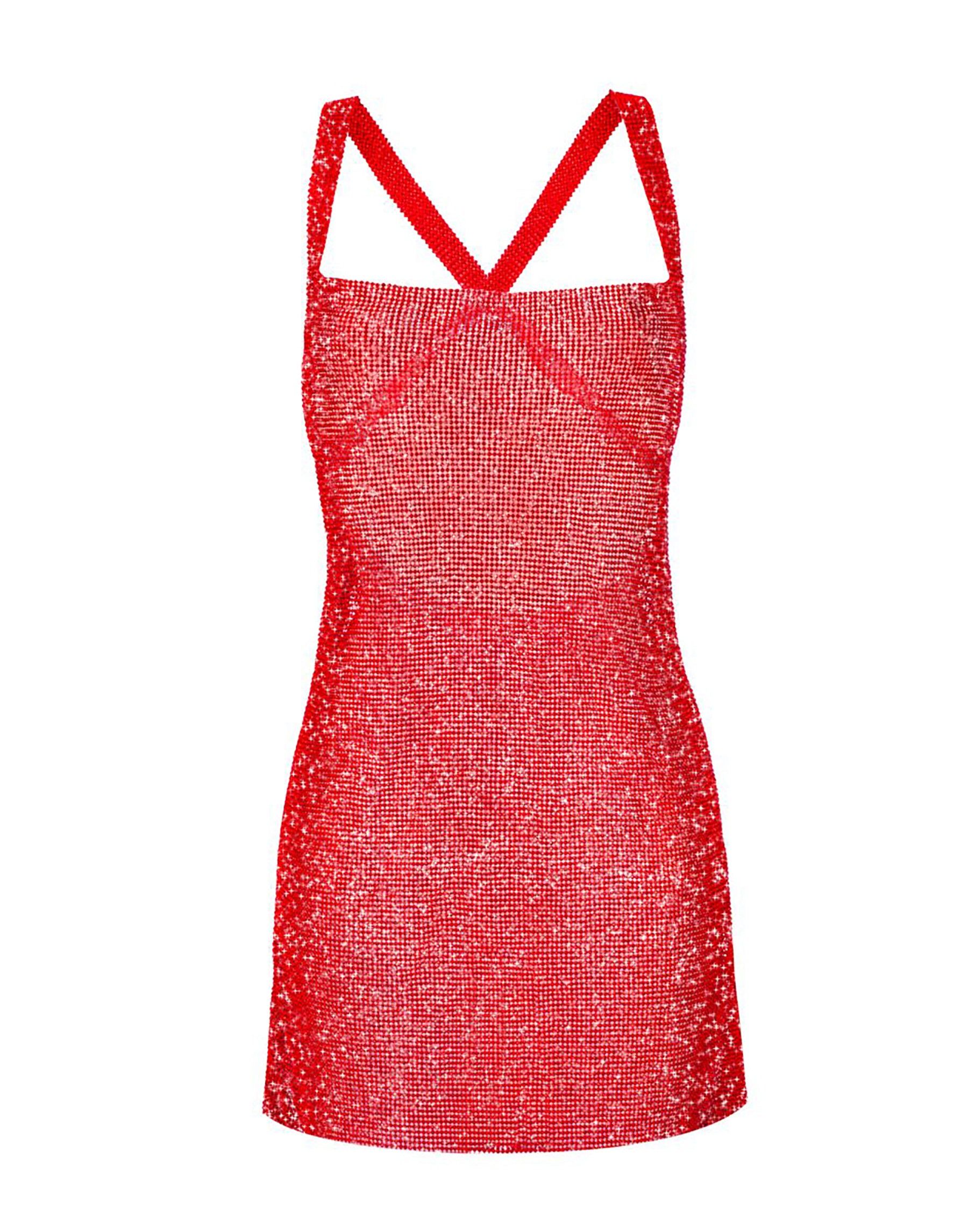 Red Love Mini Dress by Santa Brands - Red sold by Beach Bunny product image thumbnail 5