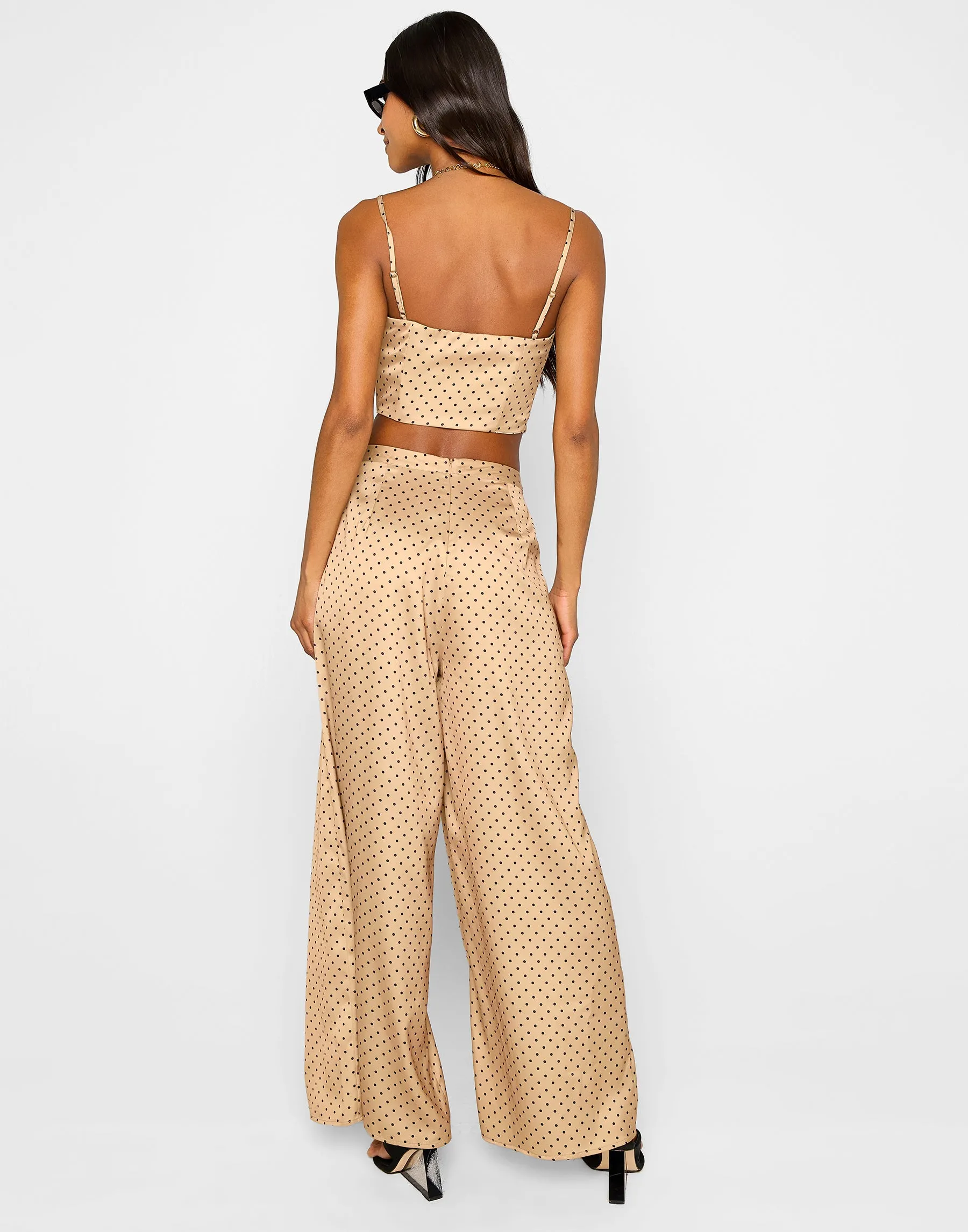 Eastyn Top - Black/Nude Dot sold by Beach Bunny product image thumbnail 2