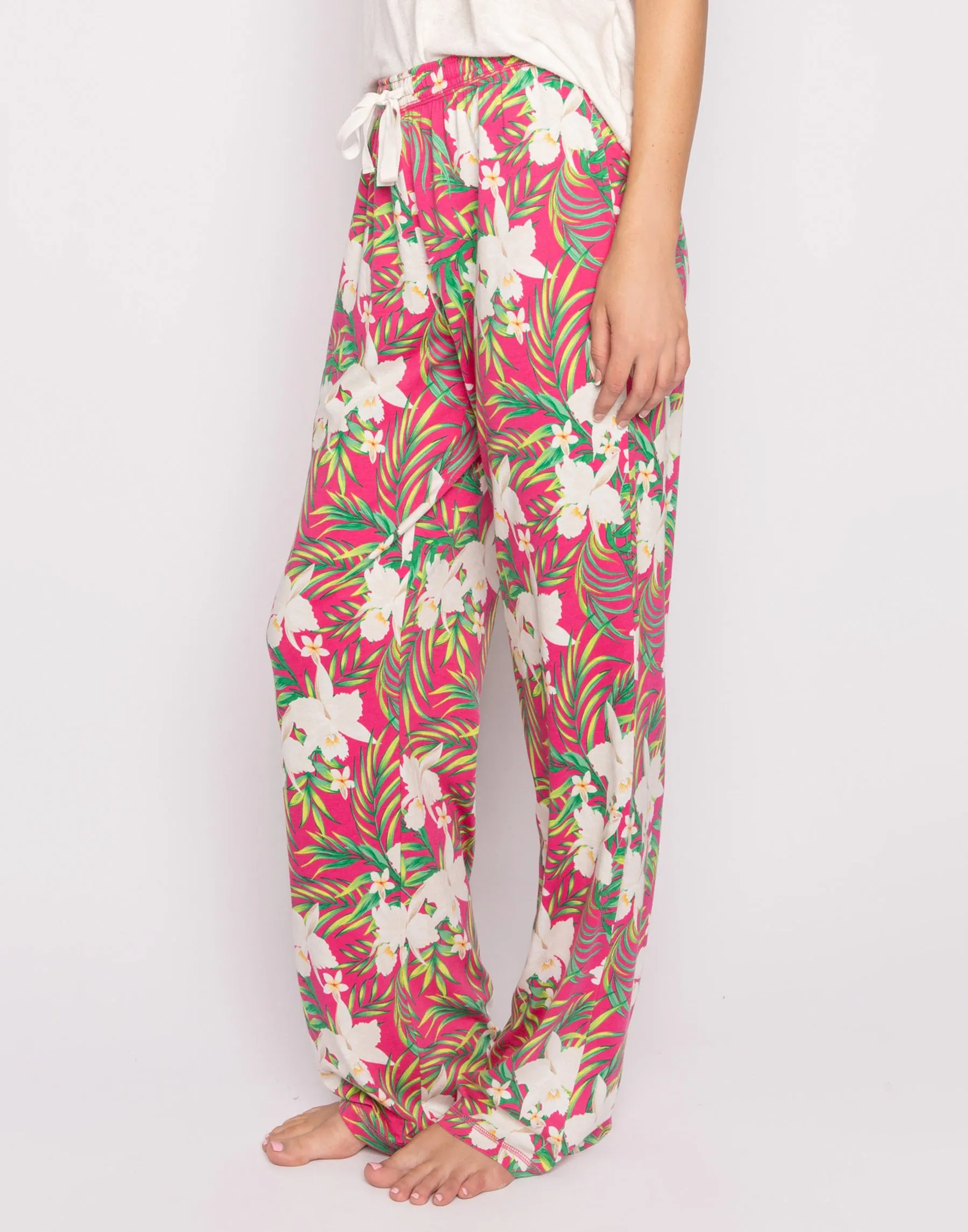 Playful Prints Pant by P.J. Salvage - Fuschia sold by Beach Bunny product image thumbnail 3