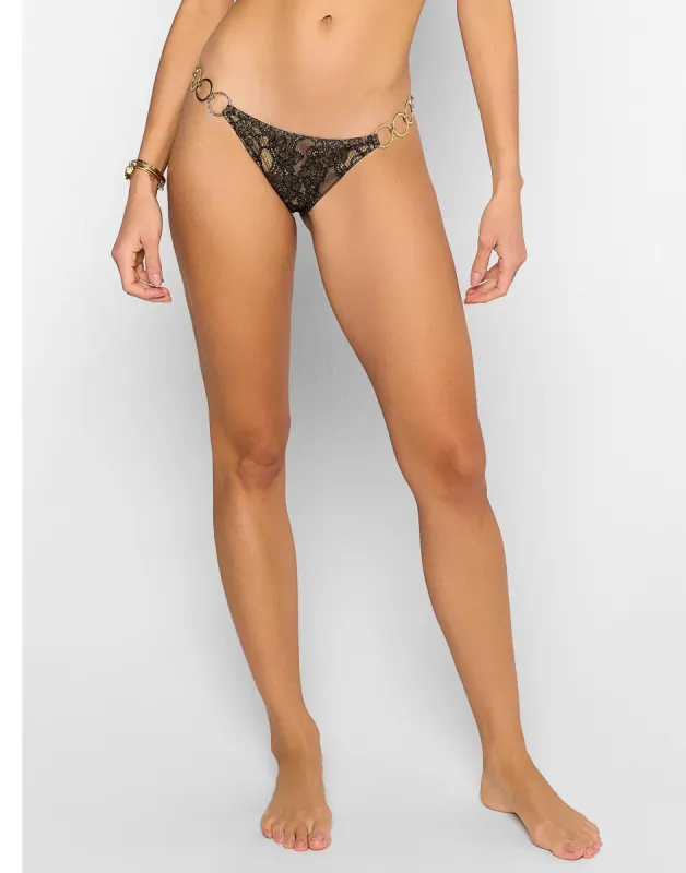 Lexi Lace Tango Bottom - Black sold by Beach Bunny