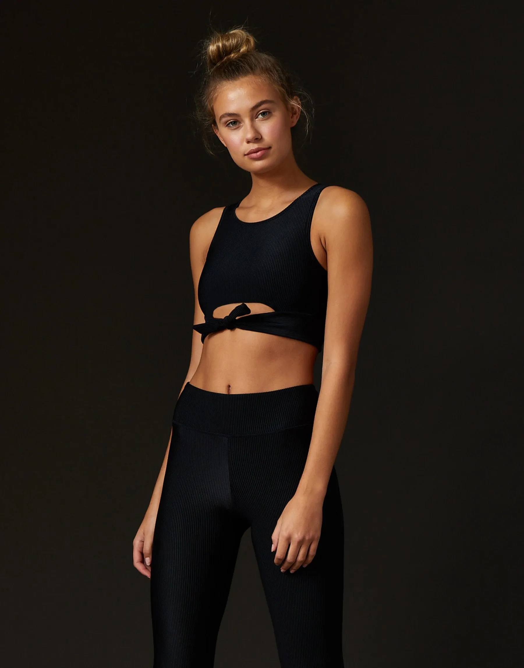 Audrey Wrap Top by California Kisses - Black sold by Beach Bunny product image thumbnail 3