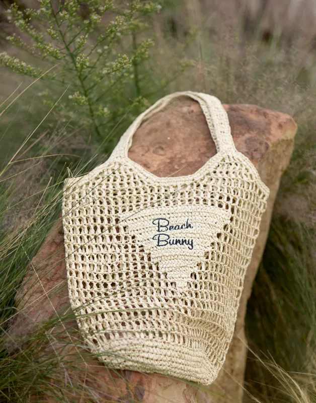 Beach Bunny Bag - Natural sold by Beach Bunny