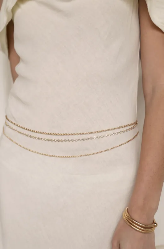 Simple Summer Staple Body Chain sold by Beach Bunny