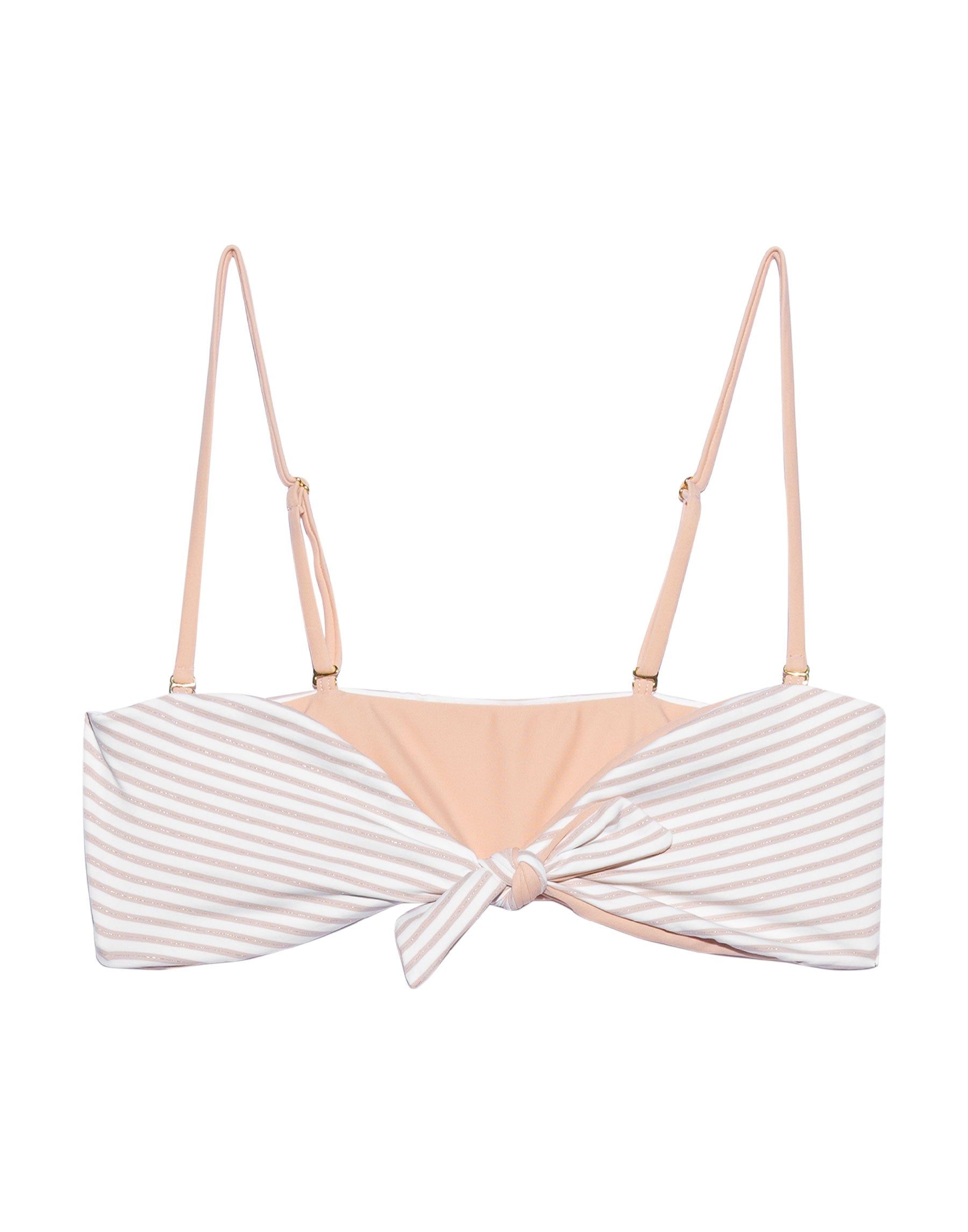 Layla Bandeau Top - Blush Stripe sold by Beach Bunny product image thumbnail 2