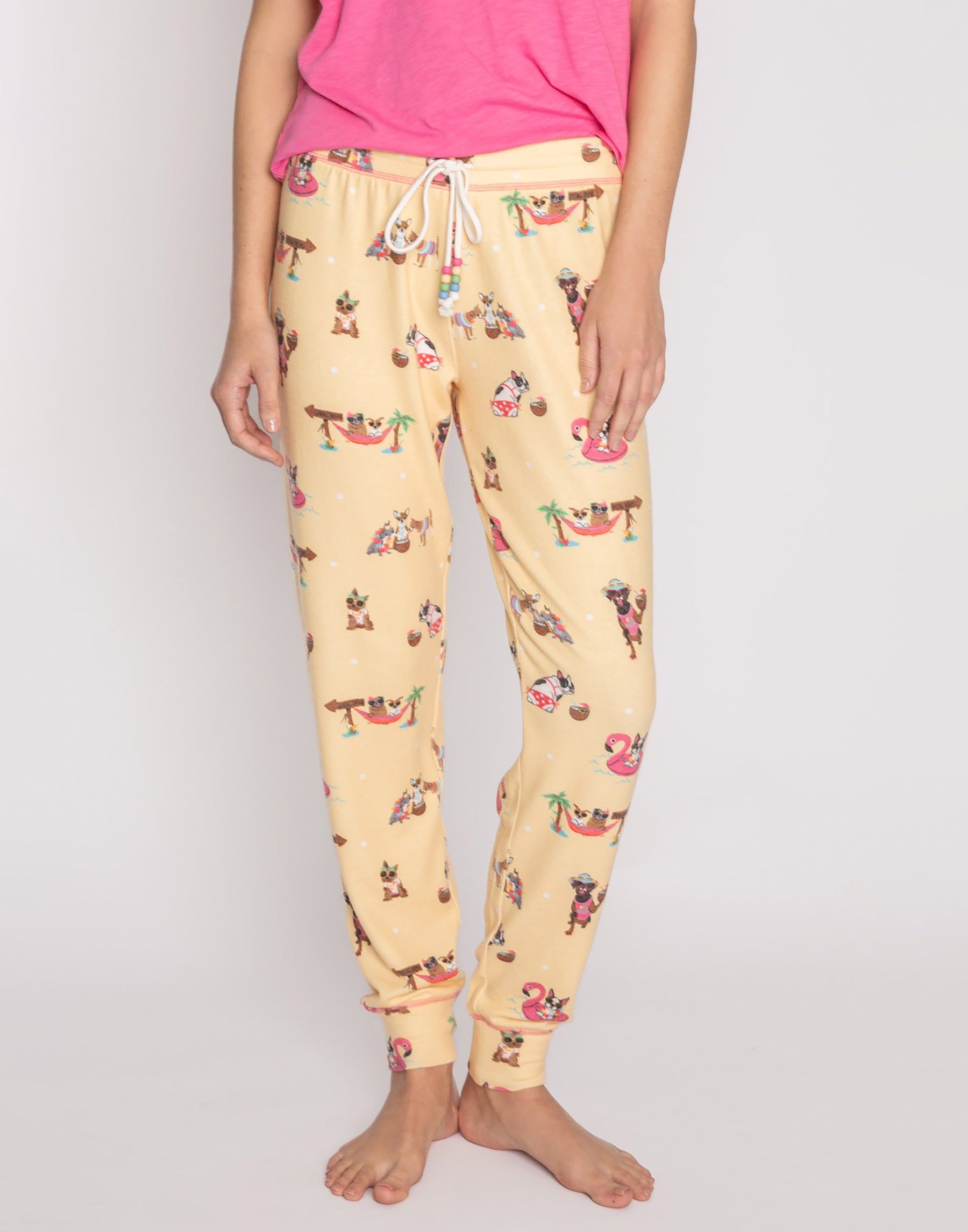 Spring Breeze Jammie Pant by P.J. Salvage - Yellow Mist sold by Beach Bunny