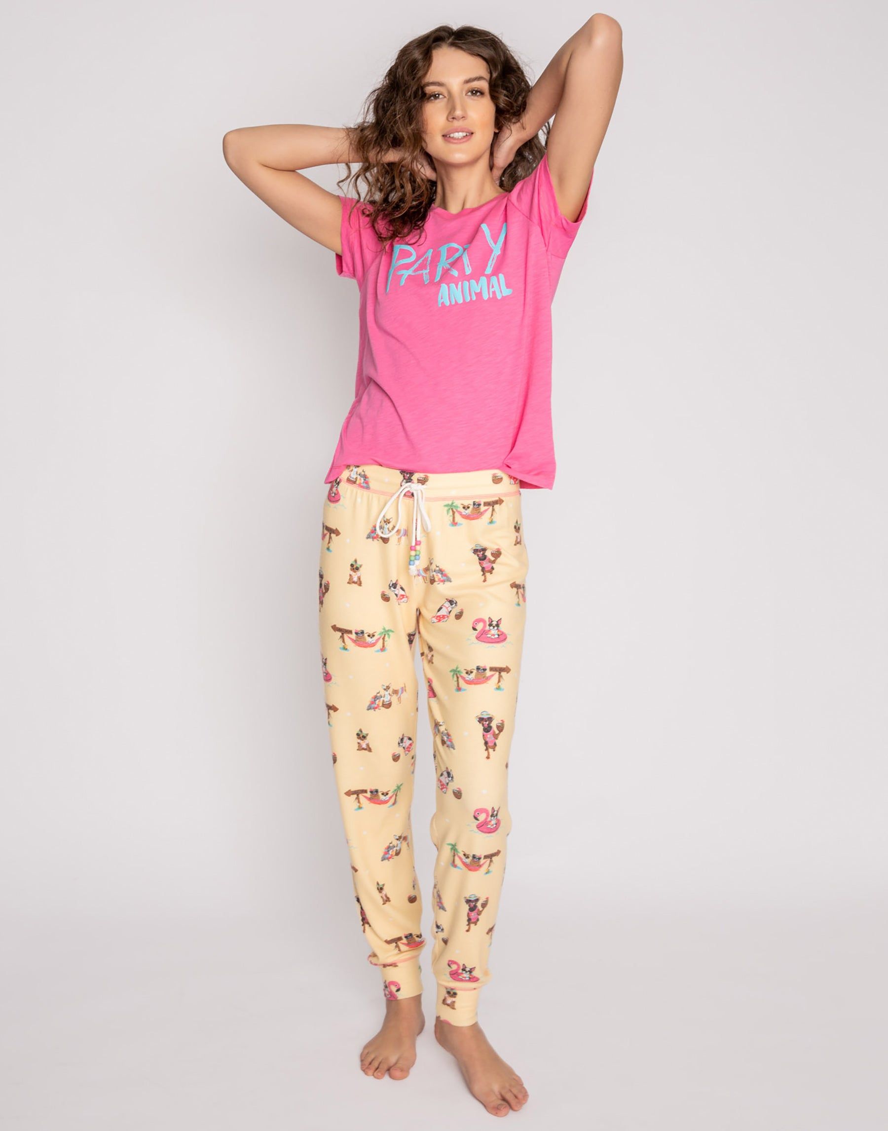 Spring Breeze Jammie Pant by P.J. Salvage - Yellow Mist sold by Beach Bunny product image thumbnail 2