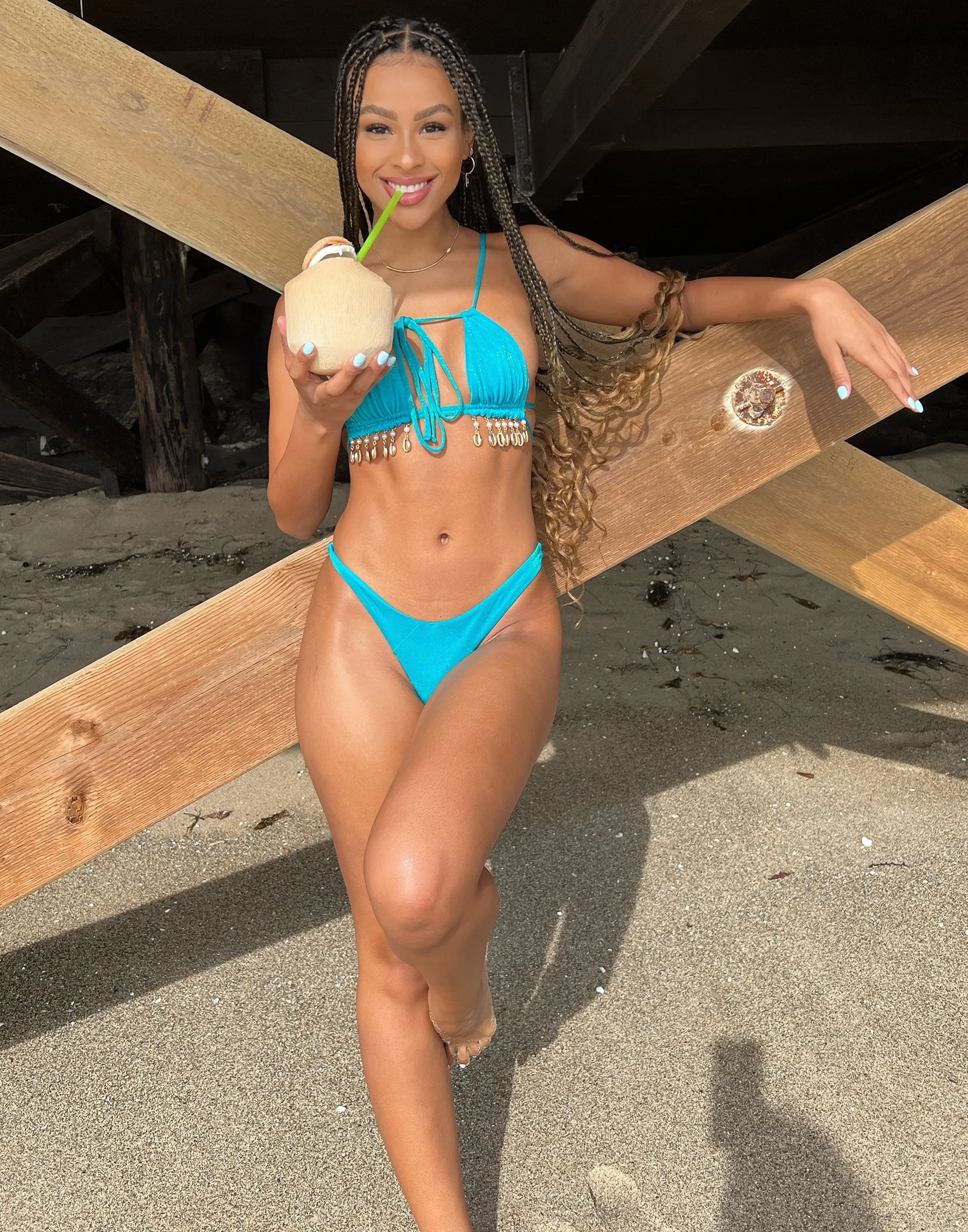 Sydney Tango Bottom - Teal sold by Beach Bunny product image thumbnail 2