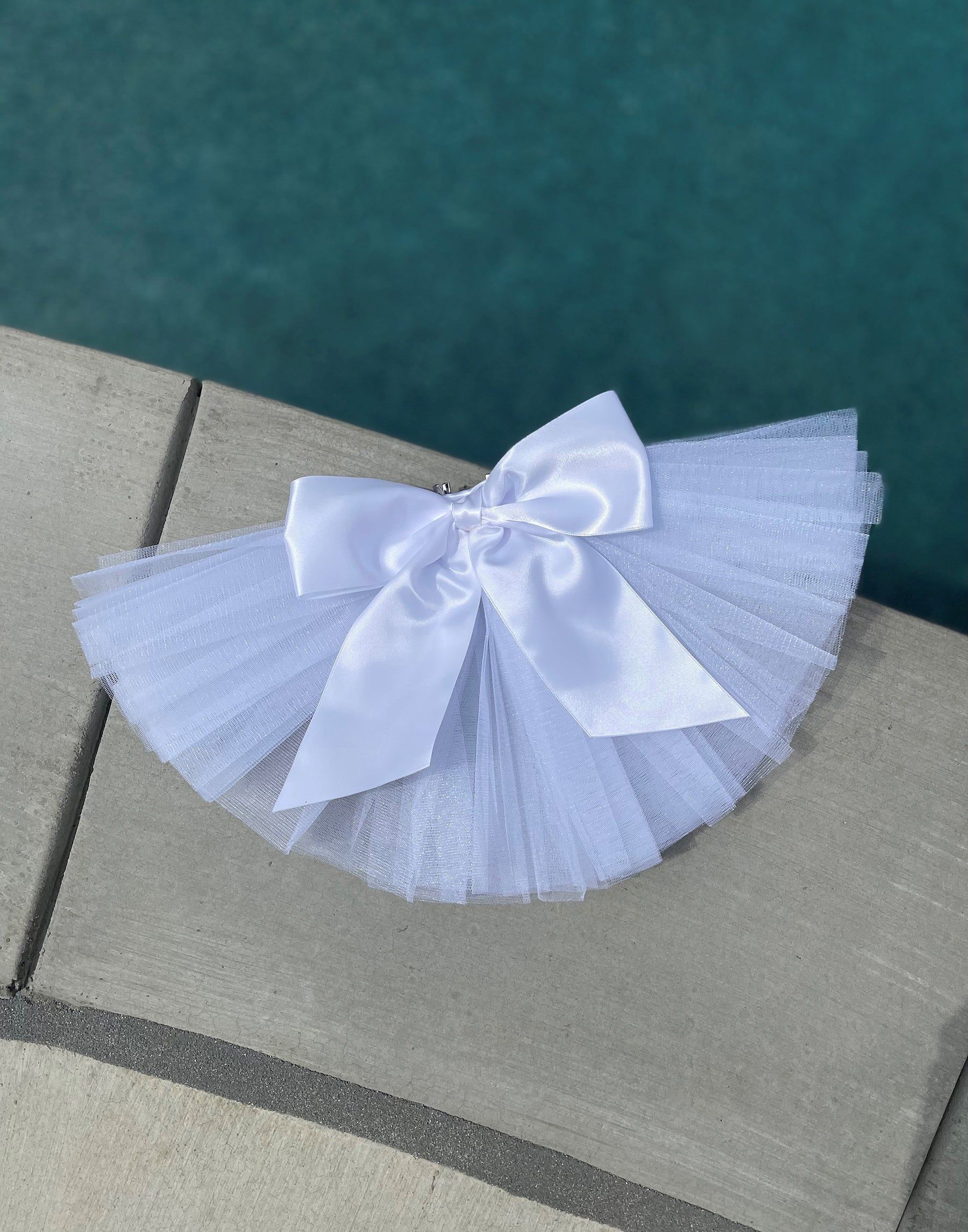 Bunny Bridal Booty Veil by Sassy Sash - White sold by Beach Bunny product image thumbnail 2