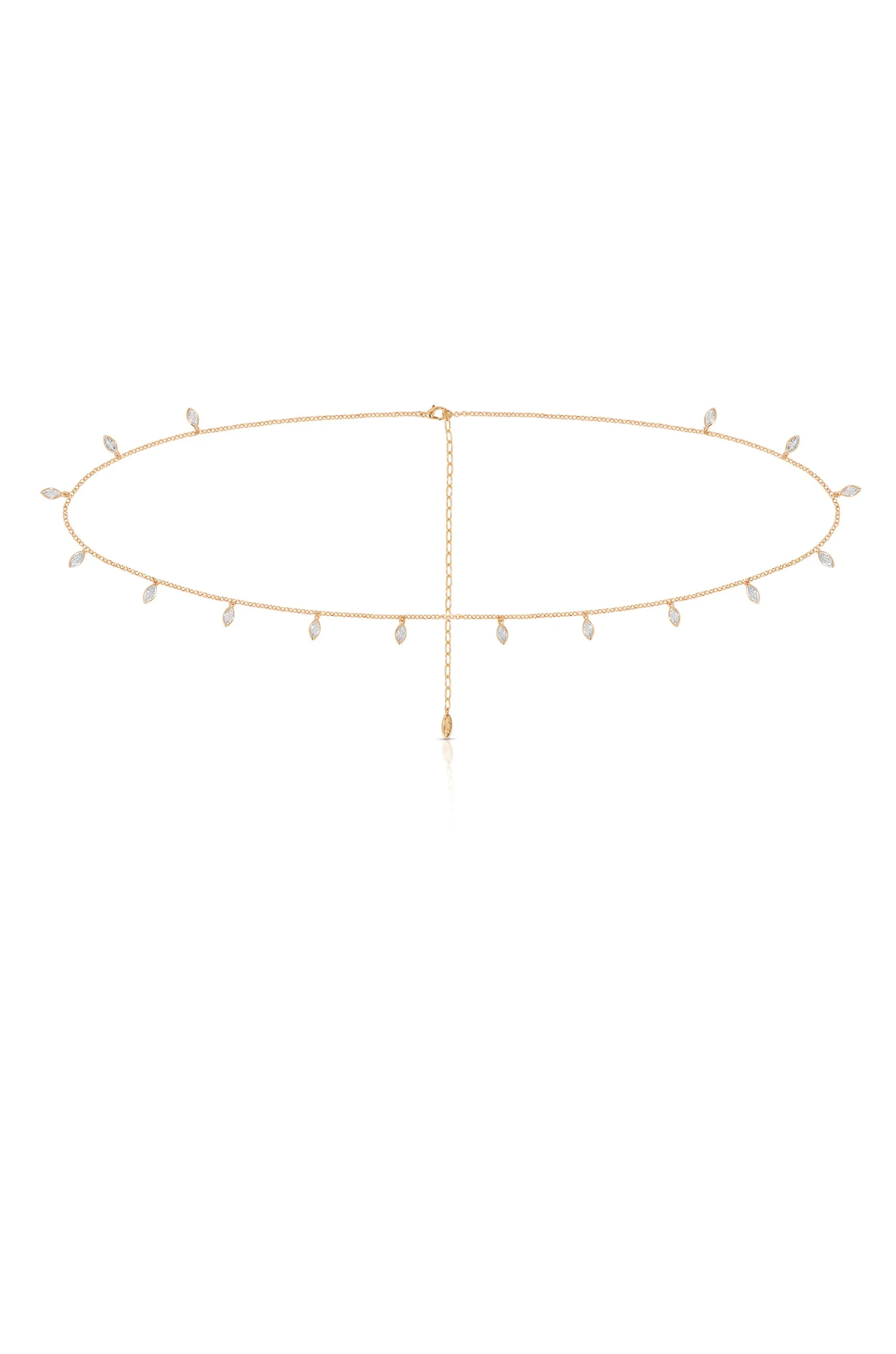 Crystal Droplet Thin Cha Body Chain by Ettika sold by Beach Bunny product image thumbnail 4