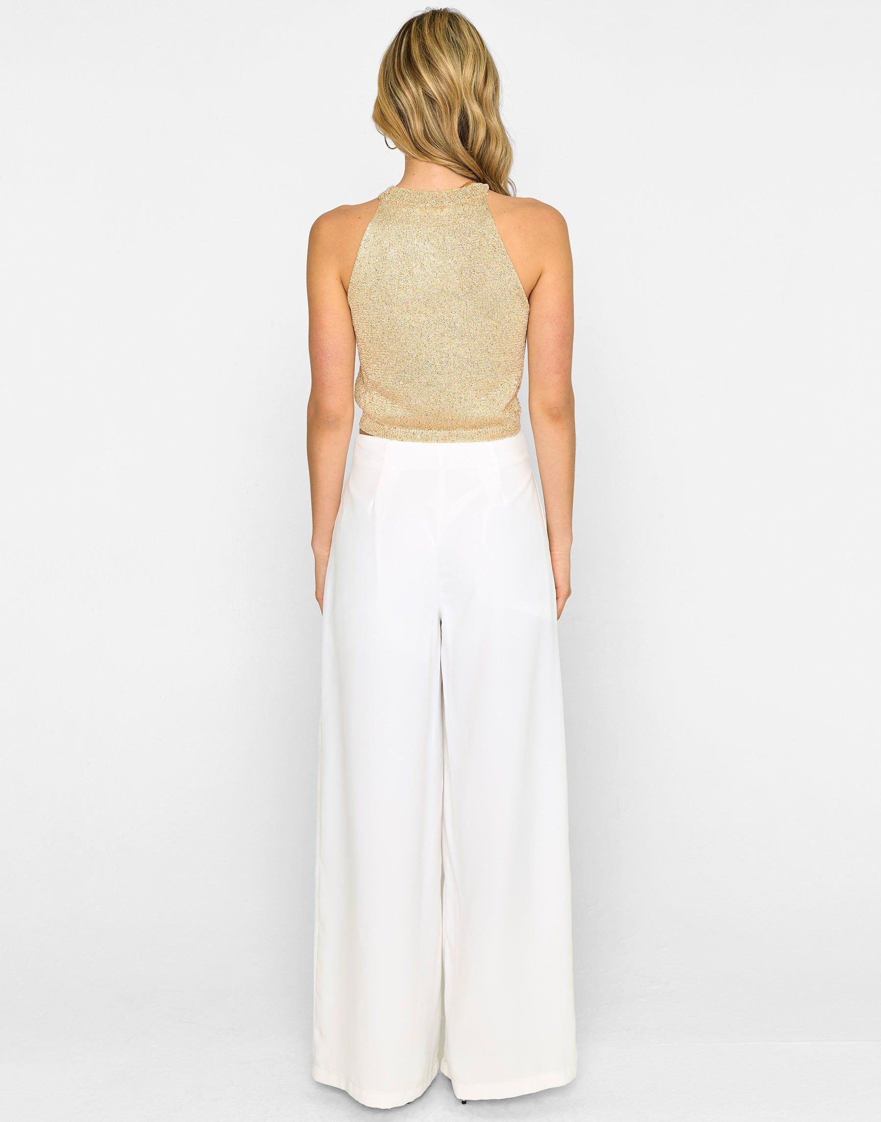 Layla Sweater Top by Summer Haus - Gold sold by Beach Bunny product image thumbnail 2