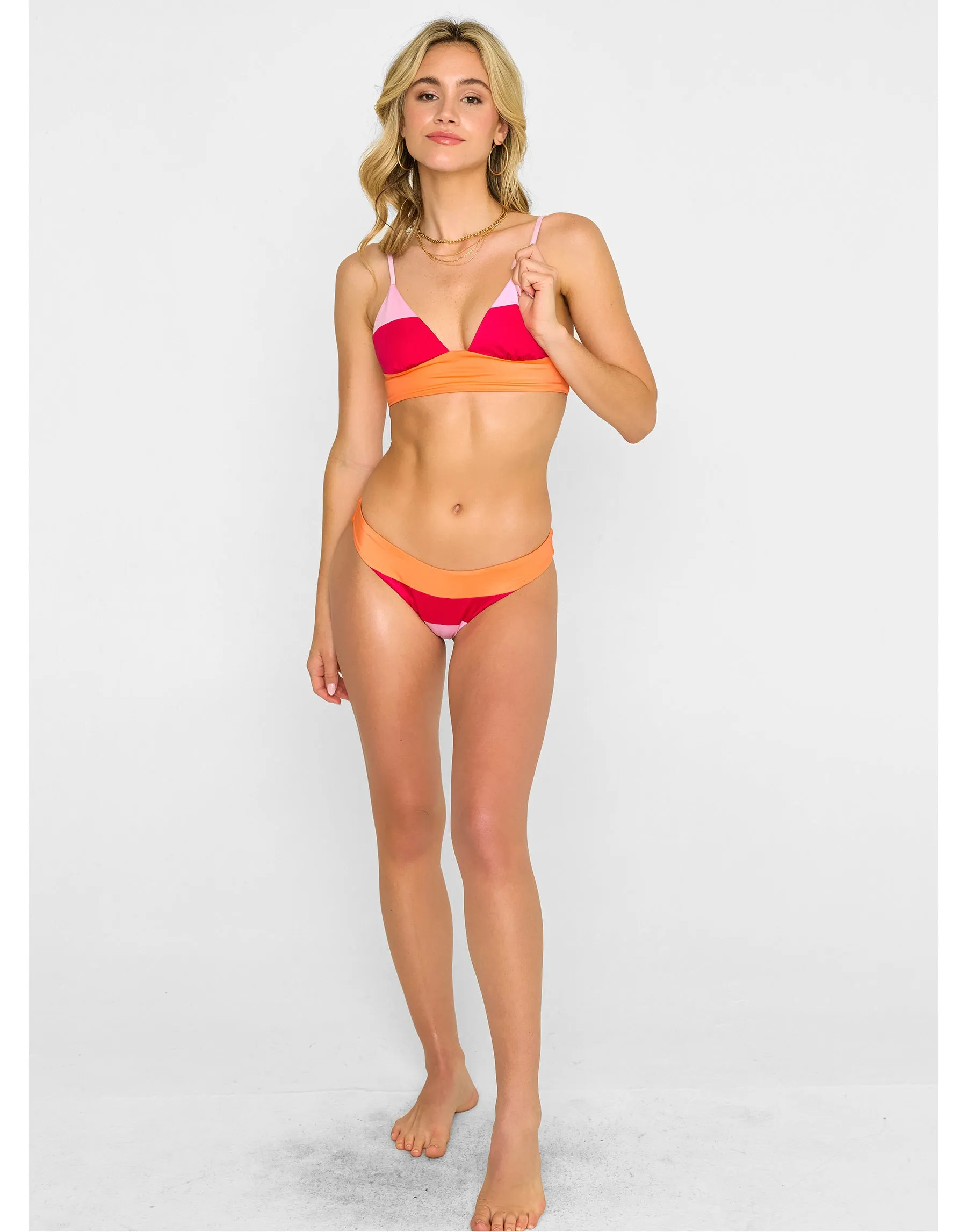 Lilly Skimpy Bottom - Sunset Hibiscus sold by Beach Bunny product image thumbnail 2