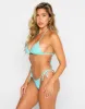 Morgan Triangle Top - Aqua sold by Beach Bunny