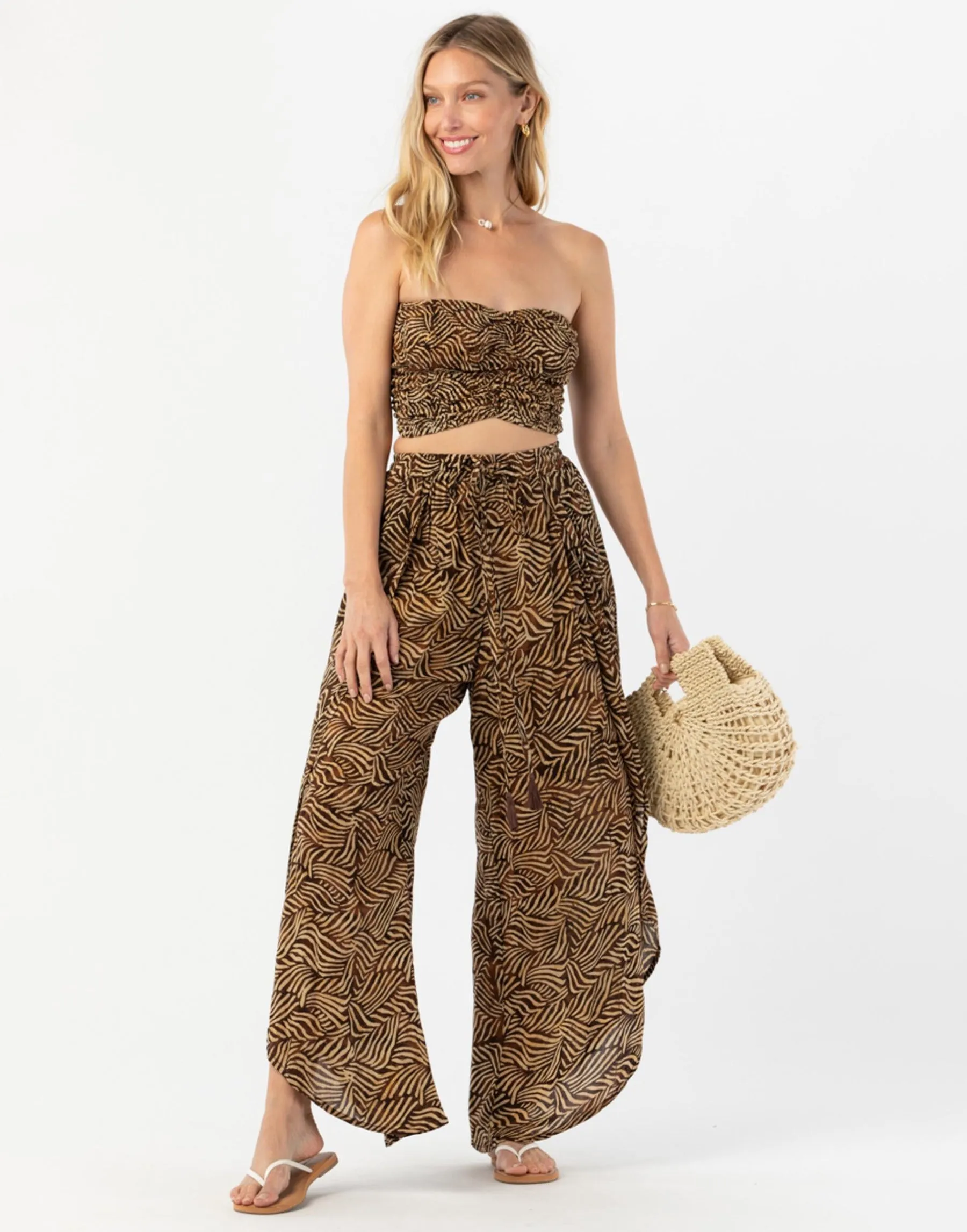 Shoreline Pant by Tiare Hawaii - Batik Sumatra sold by Beach Bunny