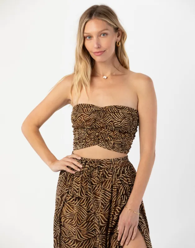 Hollie Crop Top by Tiare Hawaii - Batik Sumatra sold by Beach Bunny