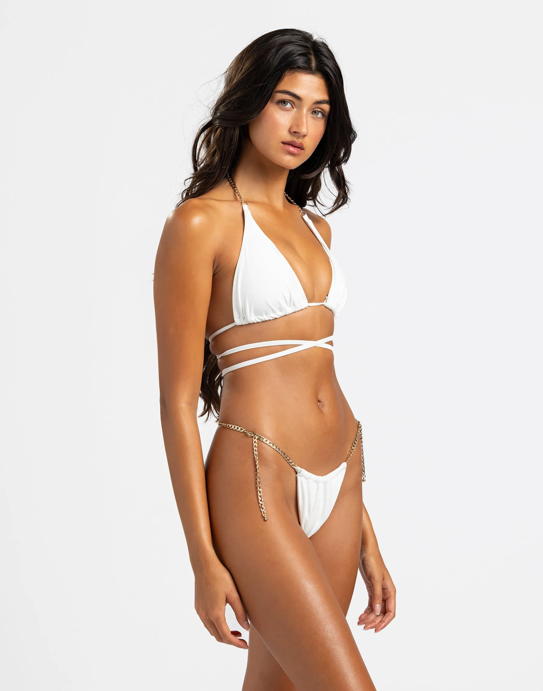 Brooklyn Triangle Top - White sold by Beach Bunny product image thumbnail 3