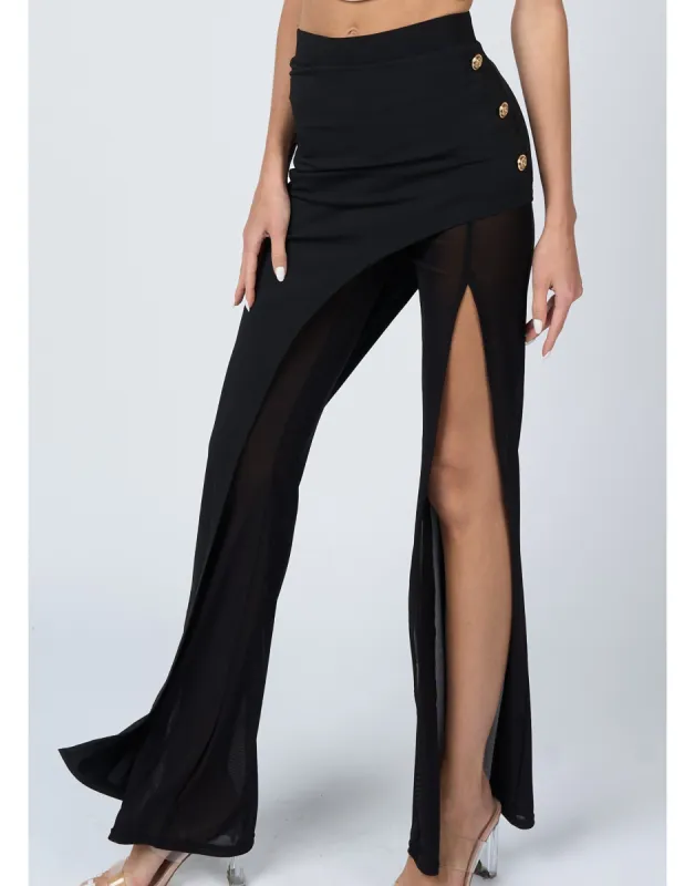 Saylor Pant by Summer Haus - Black made by Beach Bunny