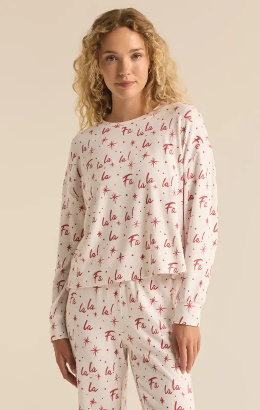 Fa La La Long Sleeve by Z Supply - White sold by Beach Bunny