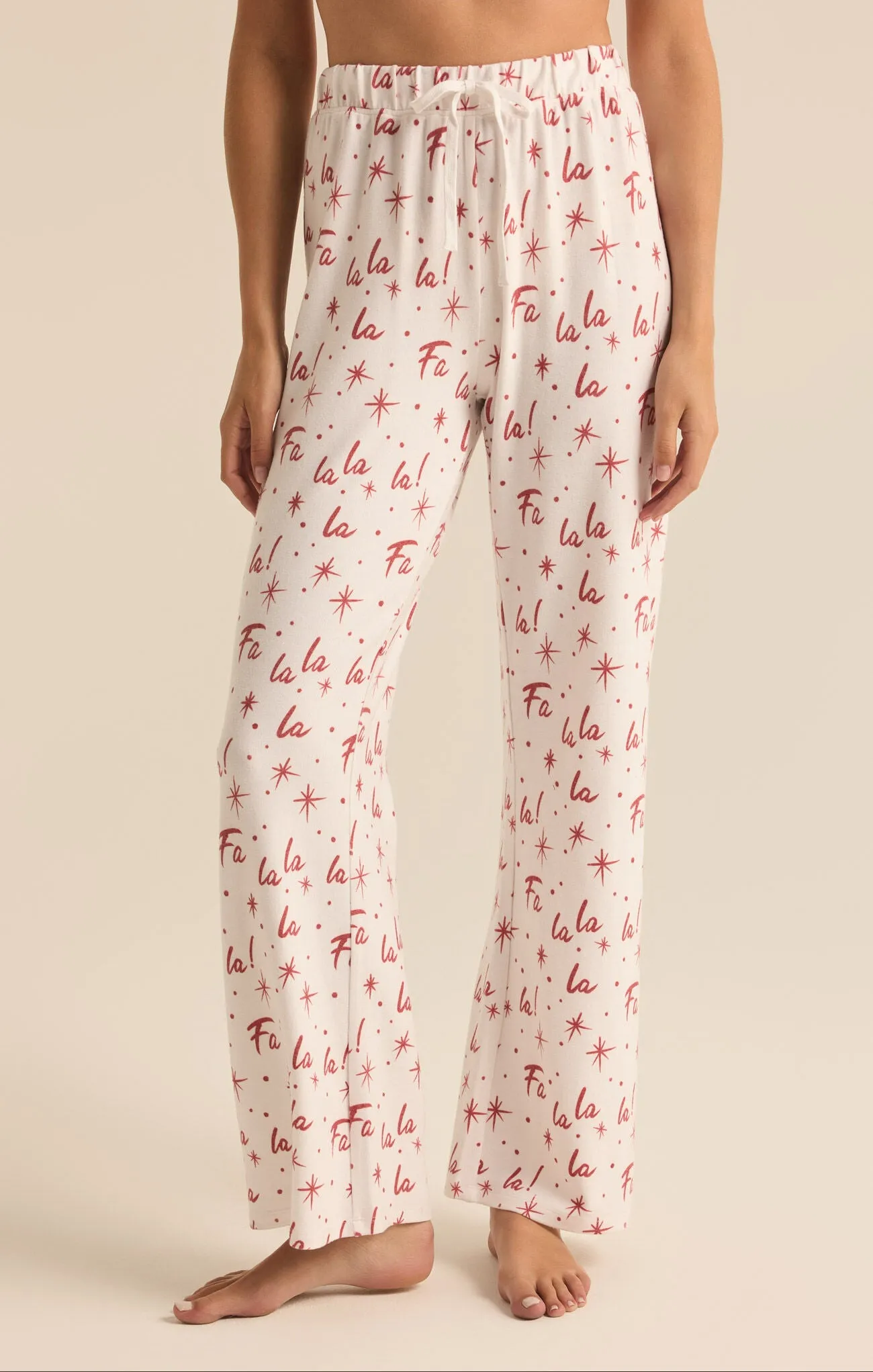 Fa La La Pant by Z Supply - White sold by Beach Bunny