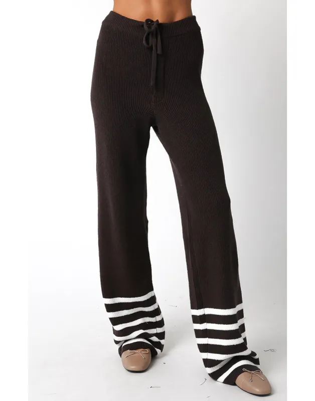 Cozy Cali Lounge Bottom by Summer Haus - Black/White sold by Beach Bunny