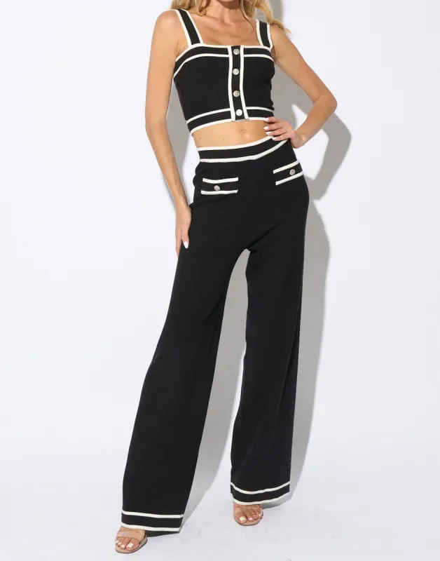 Luna Set by Summer Haus - Black/White sold by Beach Bunny