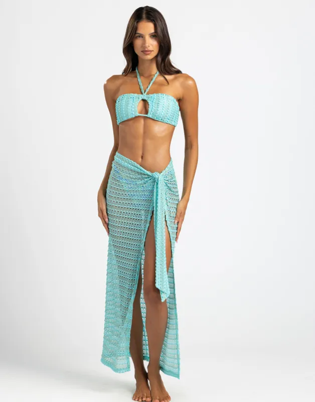 Camden Wrap Skirt - Frozen sold by Beach Bunny
