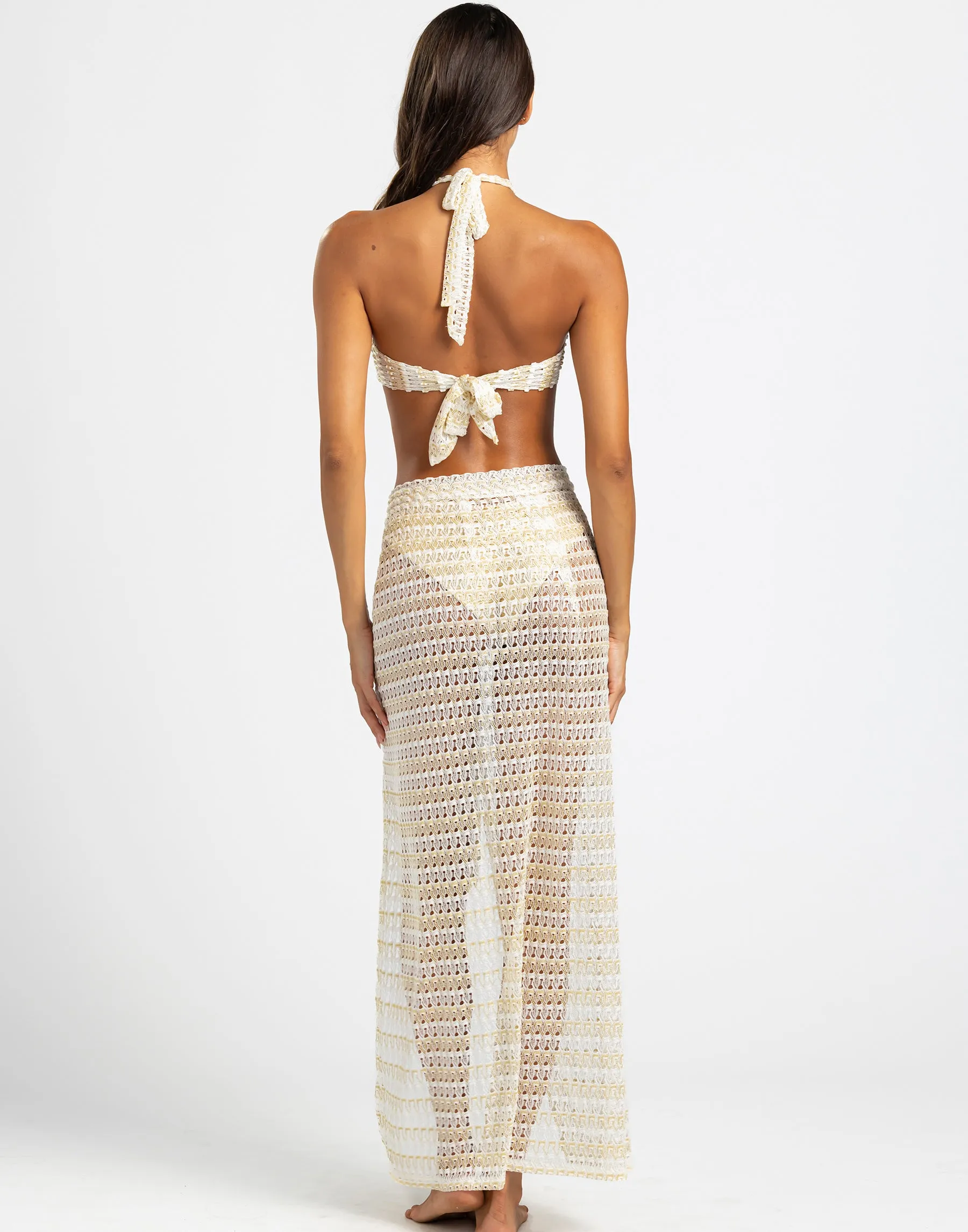 Camden Wrap Skirt - White sold by Beach Bunny product image thumbnail 4