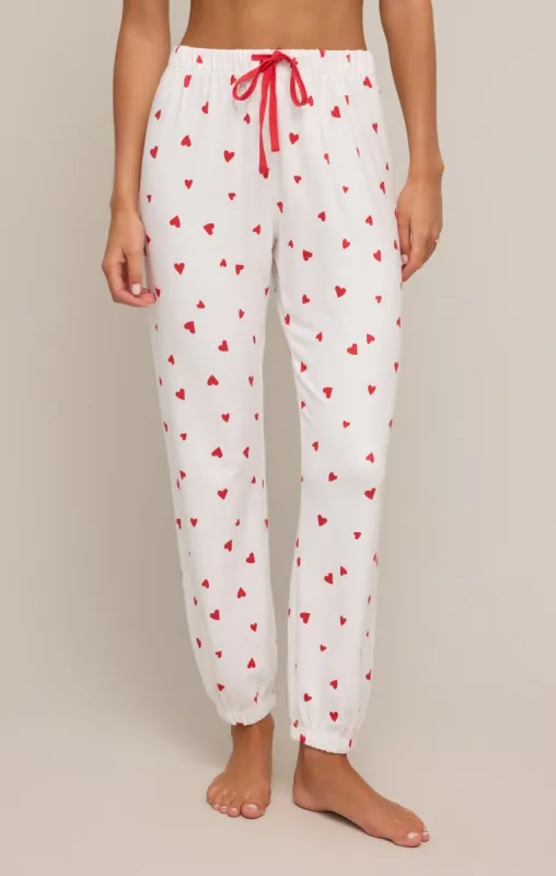 Classic Heart Jogger by Z Supply - Rendezvous sold by Beach Bunny