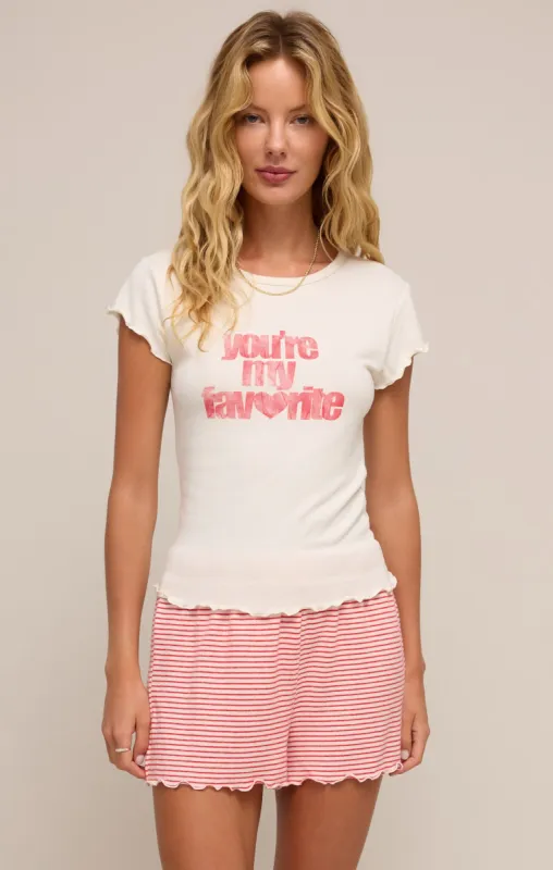 You're My Favorite Tee by Z Supply - Vanilla Ice made by Z Supply