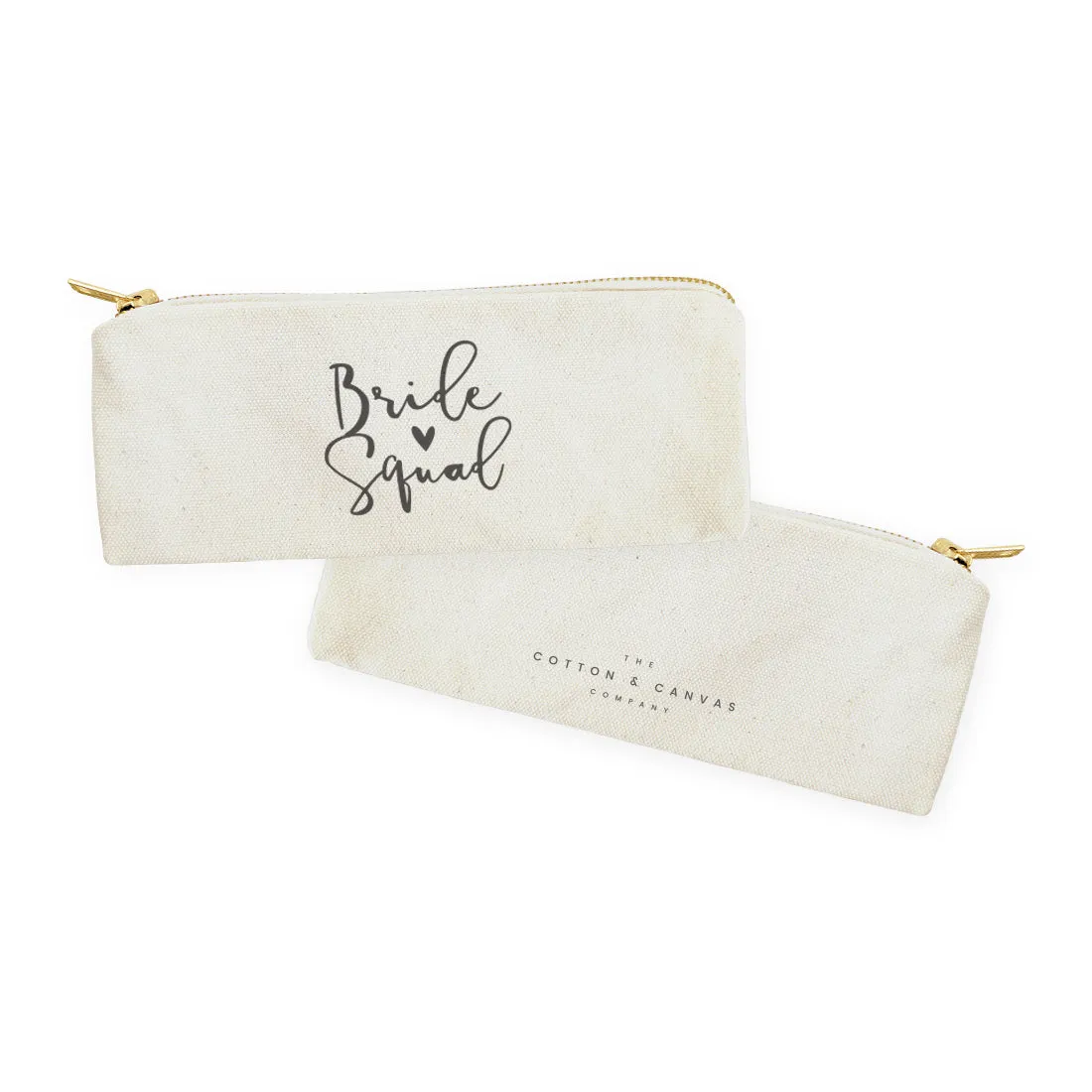 Bride Squad Cotton Canvas Pencil Case and Travel Pouch sold by Beach Bunny product image thumbnail 2