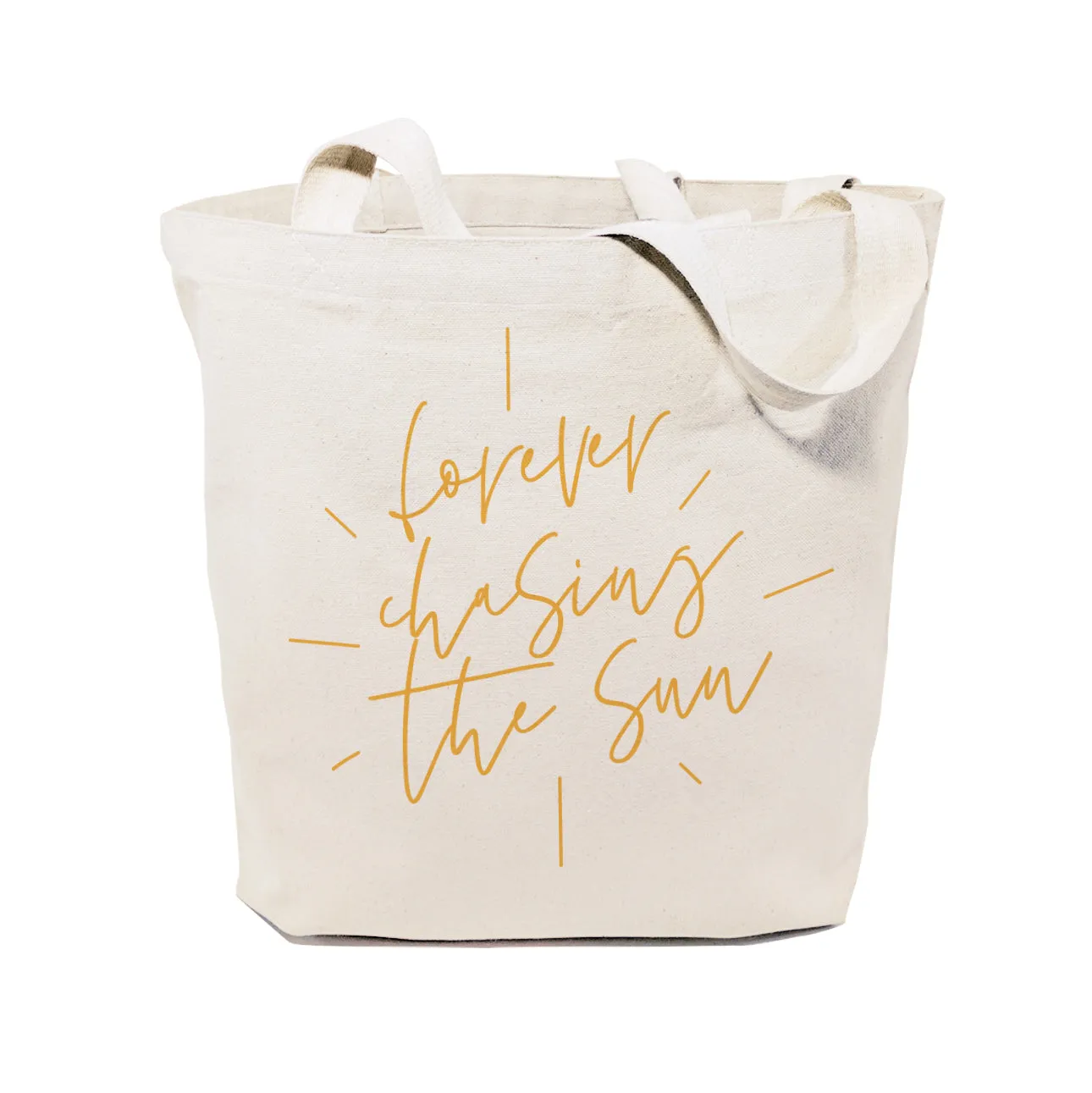 Forever Chasing the Sun Cotton Canvas Tote Bag sold by Beach Bunny