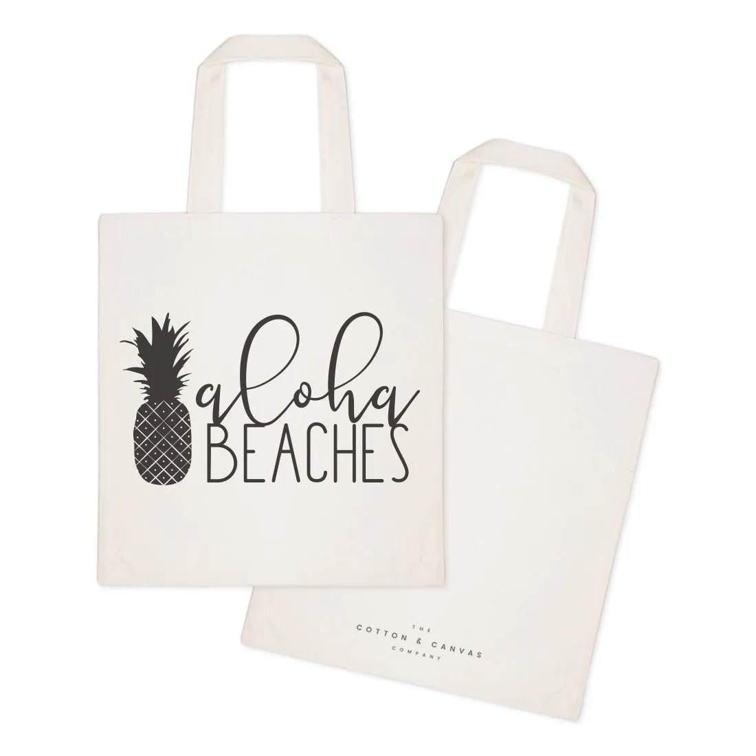 Aloha Beaches Cotton Canvas Tote Bag sold by Beach Bunny product image thumbnail 2