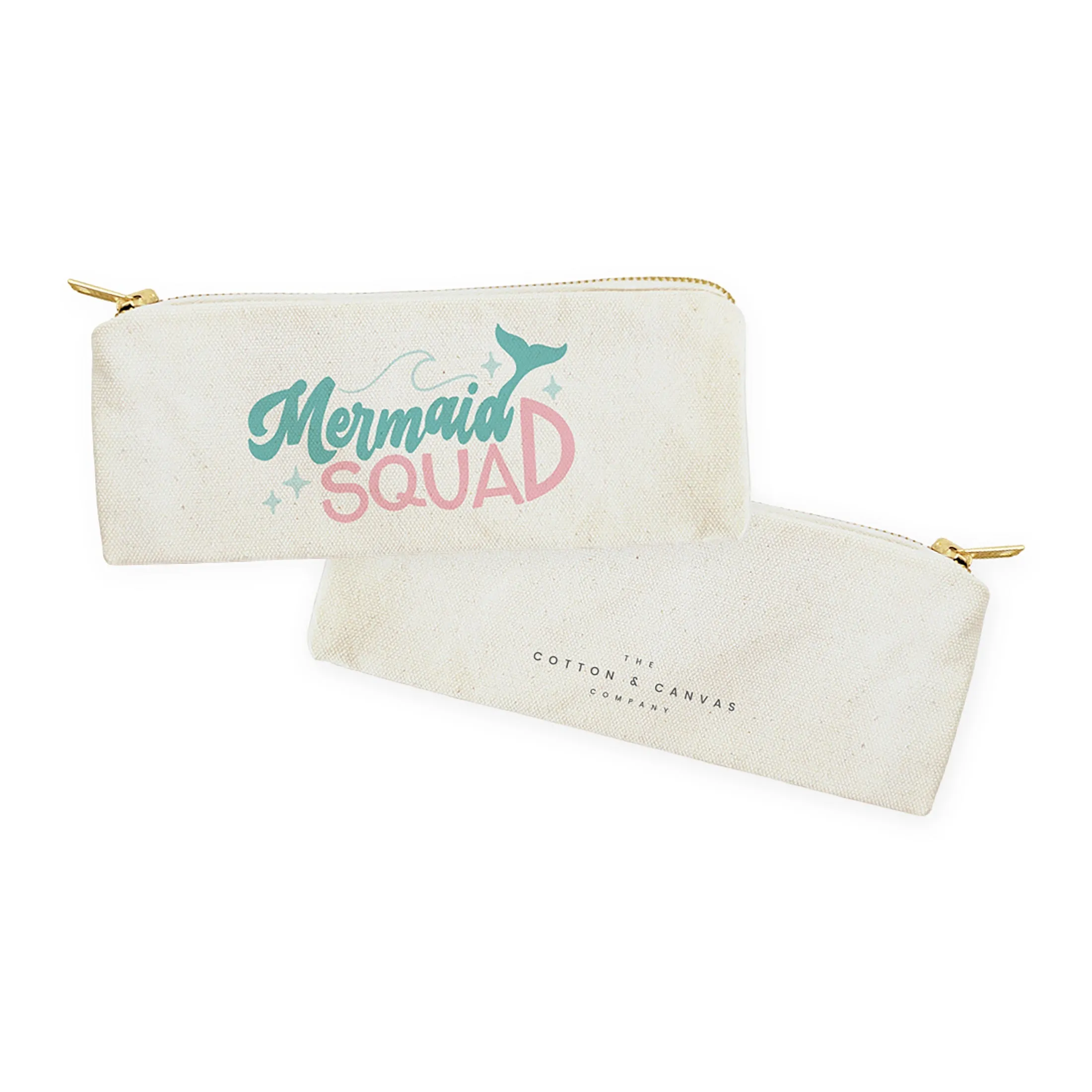 Mermaid Squad Cotton Canvas Pencil Case sold by Beach Bunny product image thumbnail 2