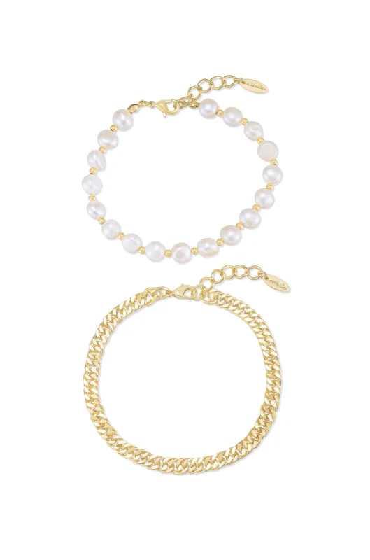 Pearl Party Anklet sold by Beach Bunny