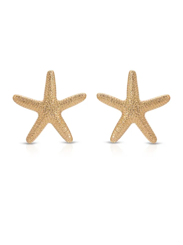 Statement Starfish Stud Earrings sold by Beach Bunny