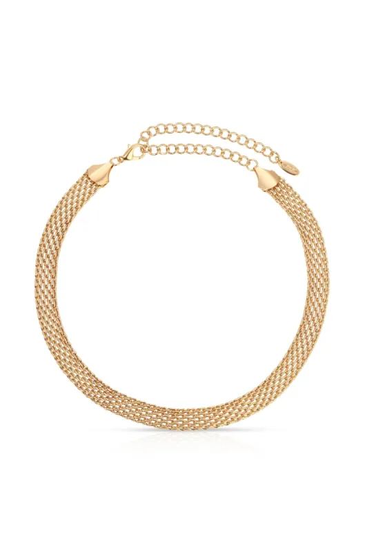 Mesh Link Necklace sold by Beach Bunny