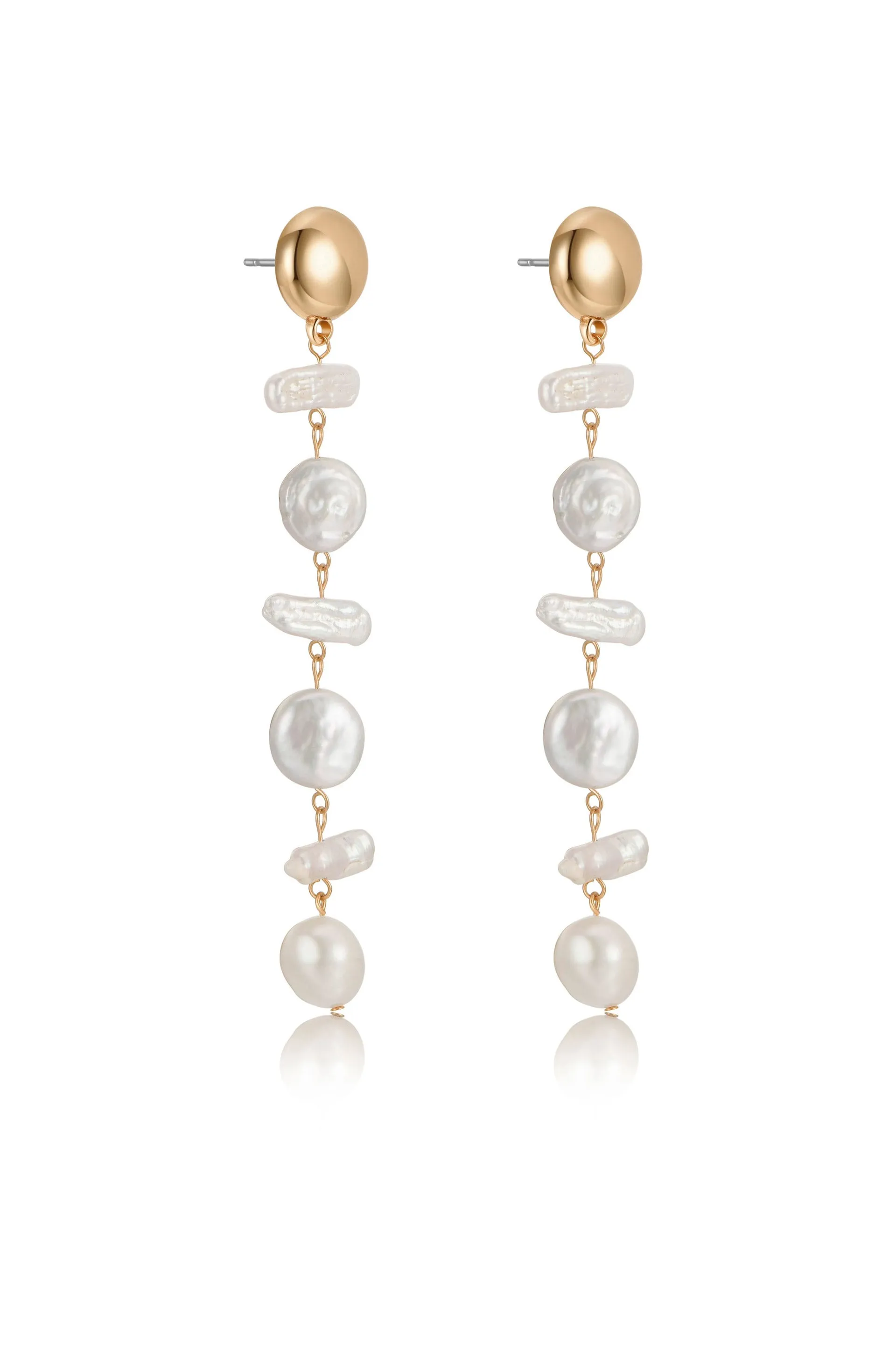 Ocean Secrets Freshwater Pearl Earrings sold by Beach Bunny product image thumbnail 3