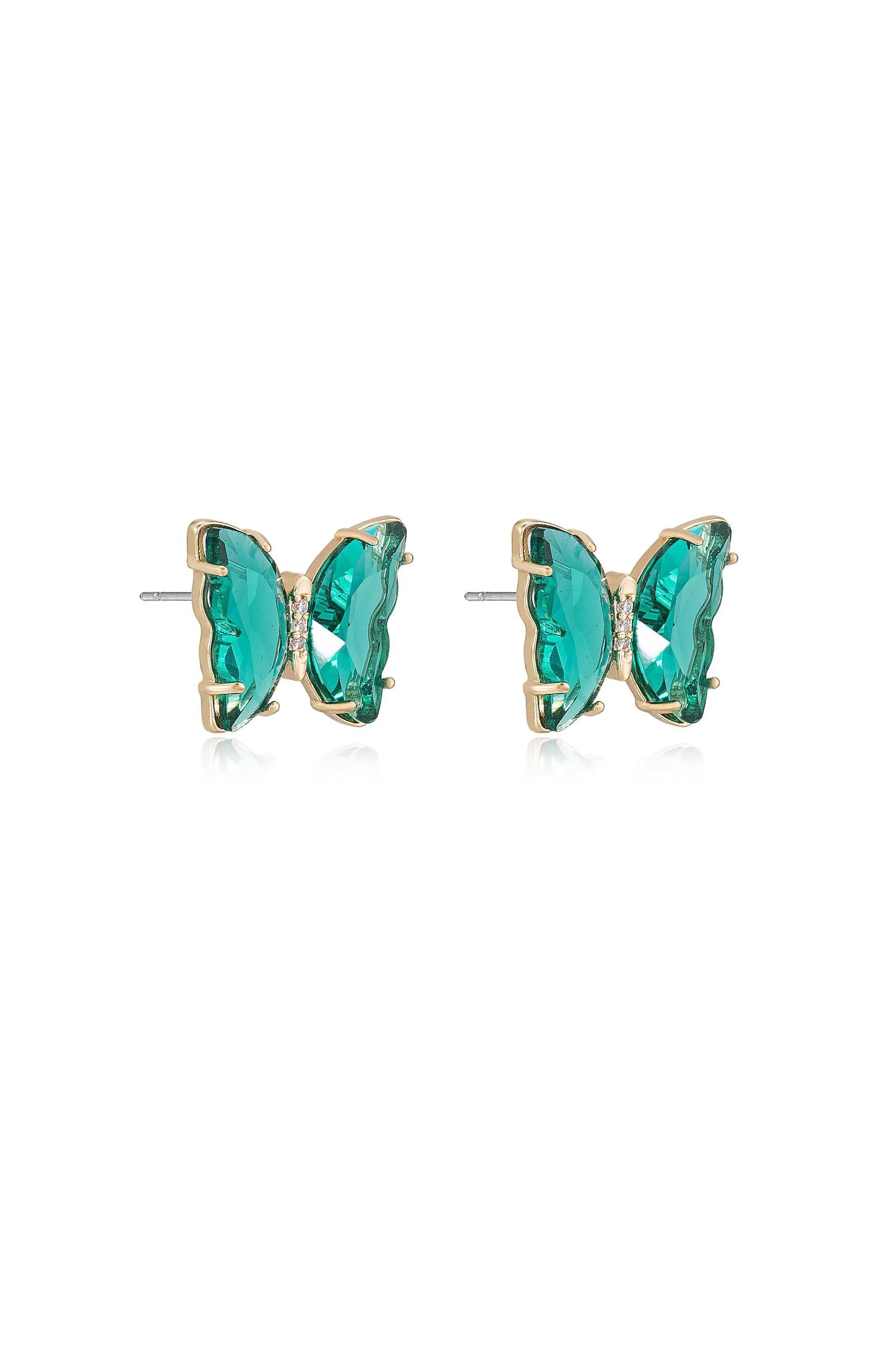 Flutter Away Crystal Earrings sold by Beach Bunny product image thumbnail 3
