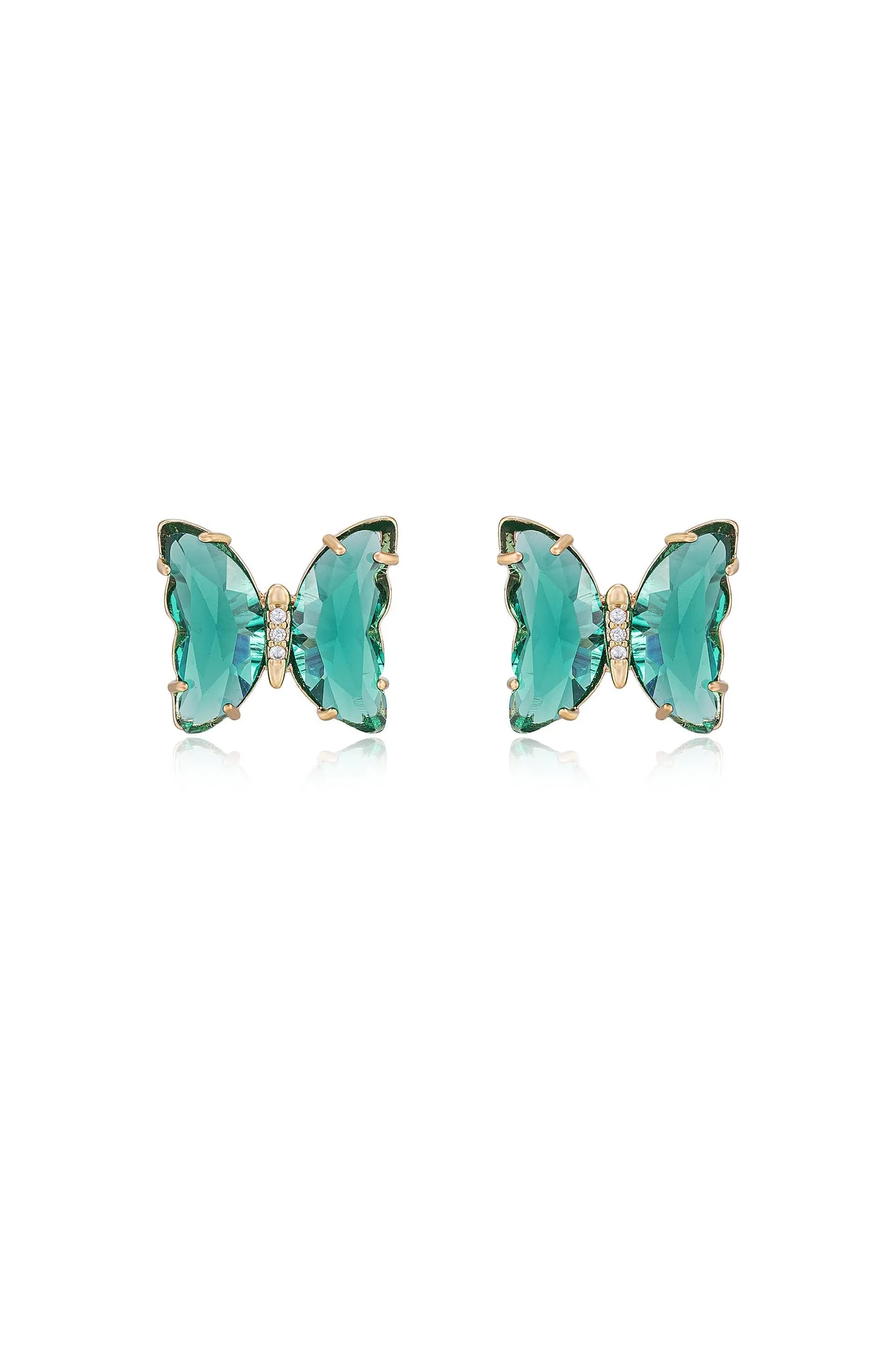 Flutter Away Crystal Earrings sold by Beach Bunny