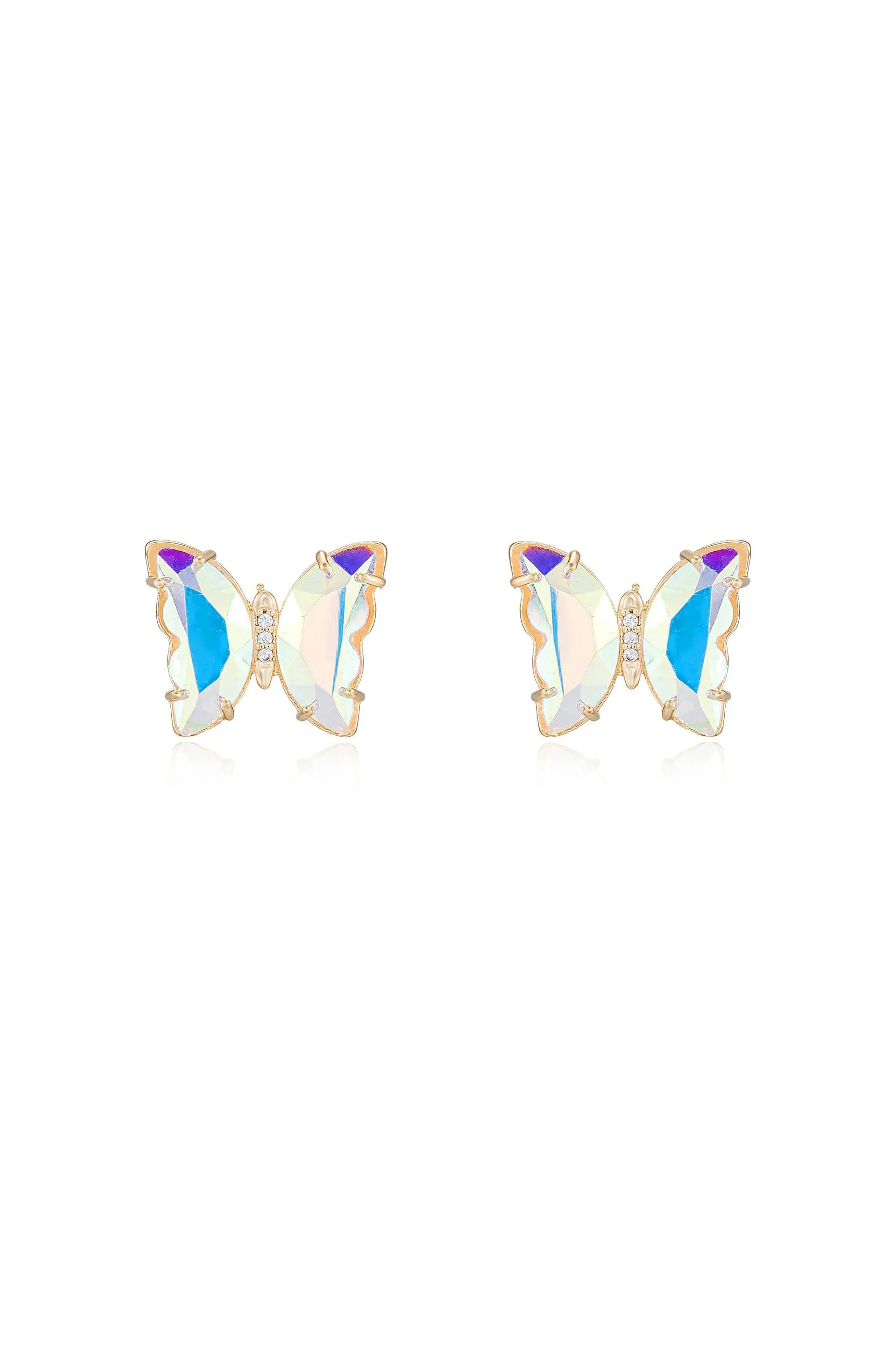 Flutter Away Crystal Earrings sold by Beach Bunny product image thumbnail 5