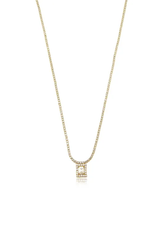 Minimal Crystal Adjustable Necklace sold by Beach Bunny