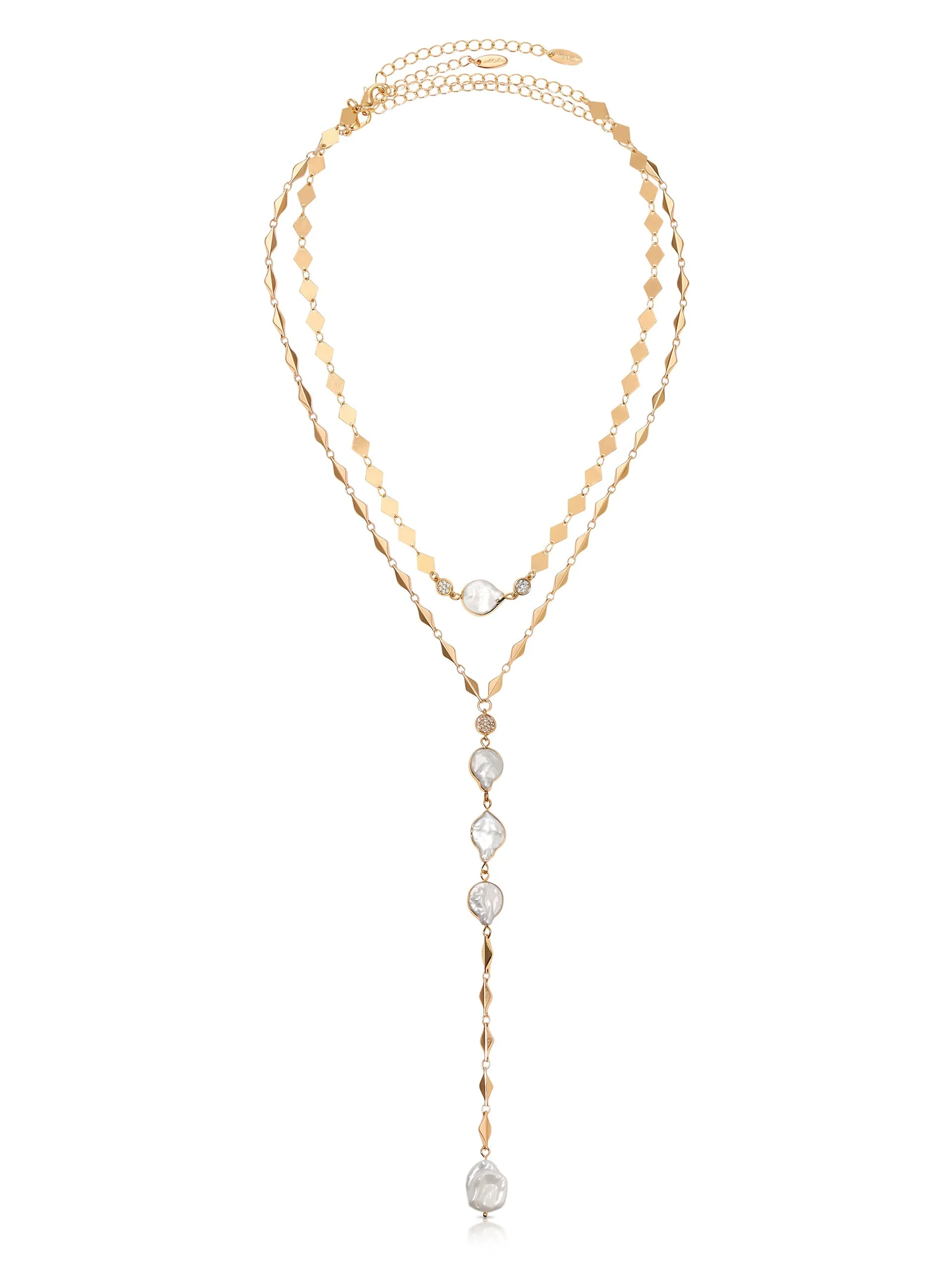 Dreamin' Freshwater Pearl Lariat Set sold by Beach Bunny product image thumbnail 3