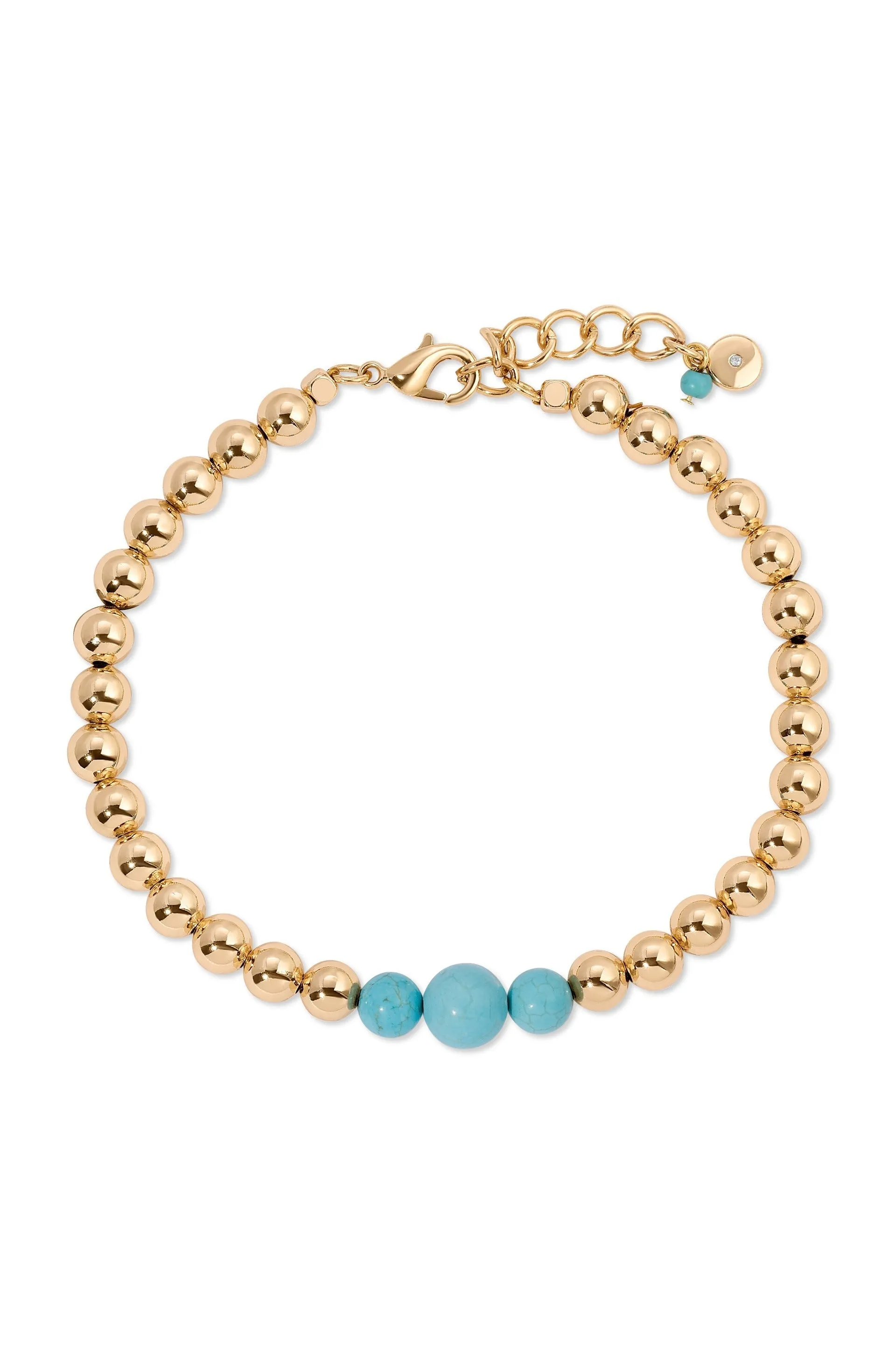 Center Bead Anklet sold by Beach Bunny product image thumbnail 5