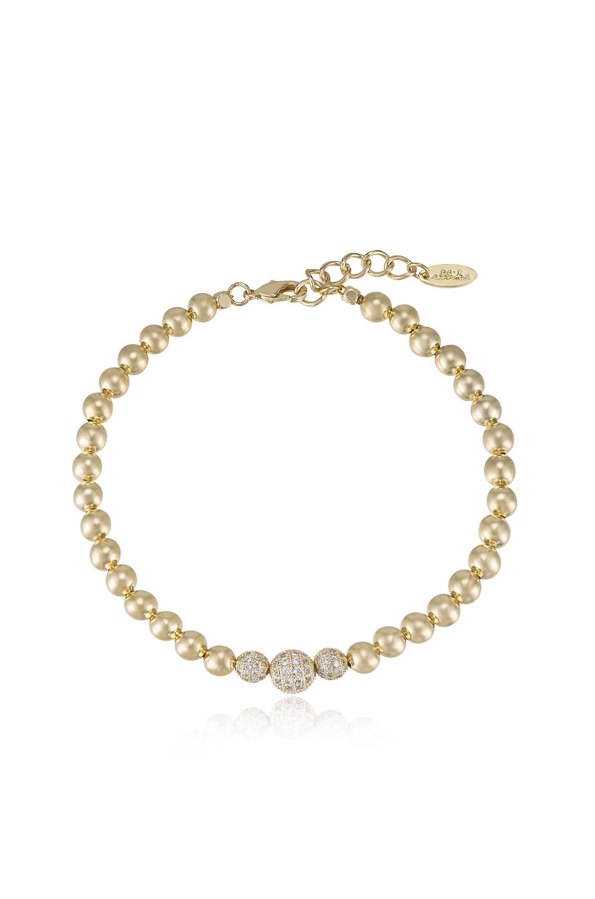 Center Bead Anklet sold by Beach Bunny