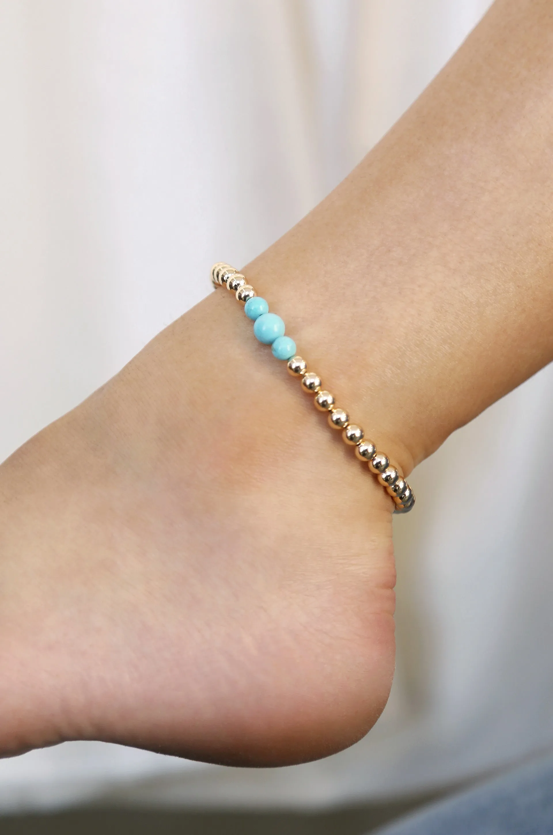 Center Bead Anklet sold by Beach Bunny product image thumbnail 4