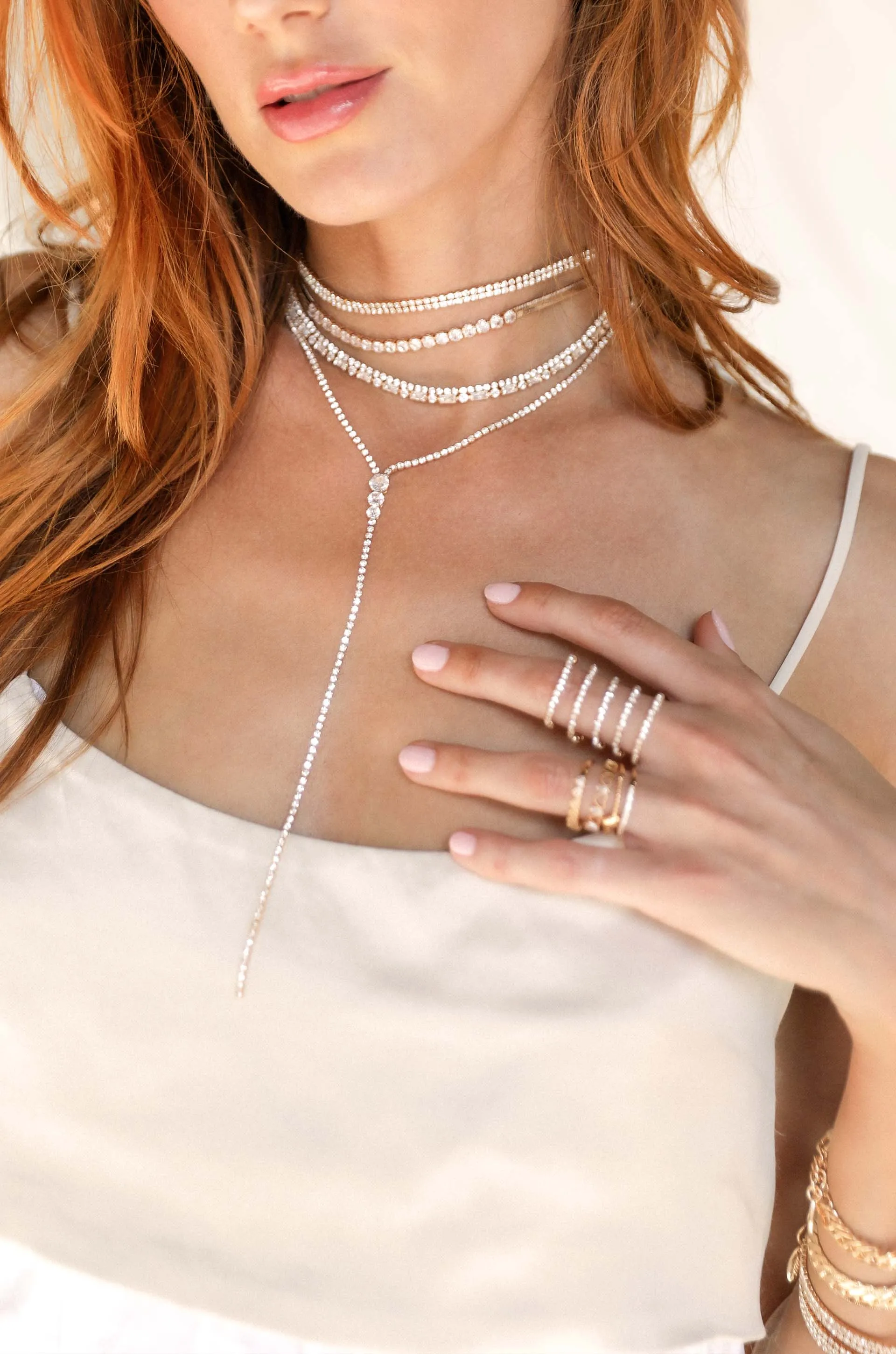 Crystal Strip Lariat sold by Beach Bunny product image thumbnail 2