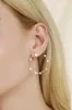 Celestial Large Wire & Crystal Ring Earrings sold by Beach Bunny