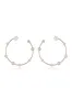 Celestial Large Wire & Crystal Ring Earrings sold by Beach Bunny