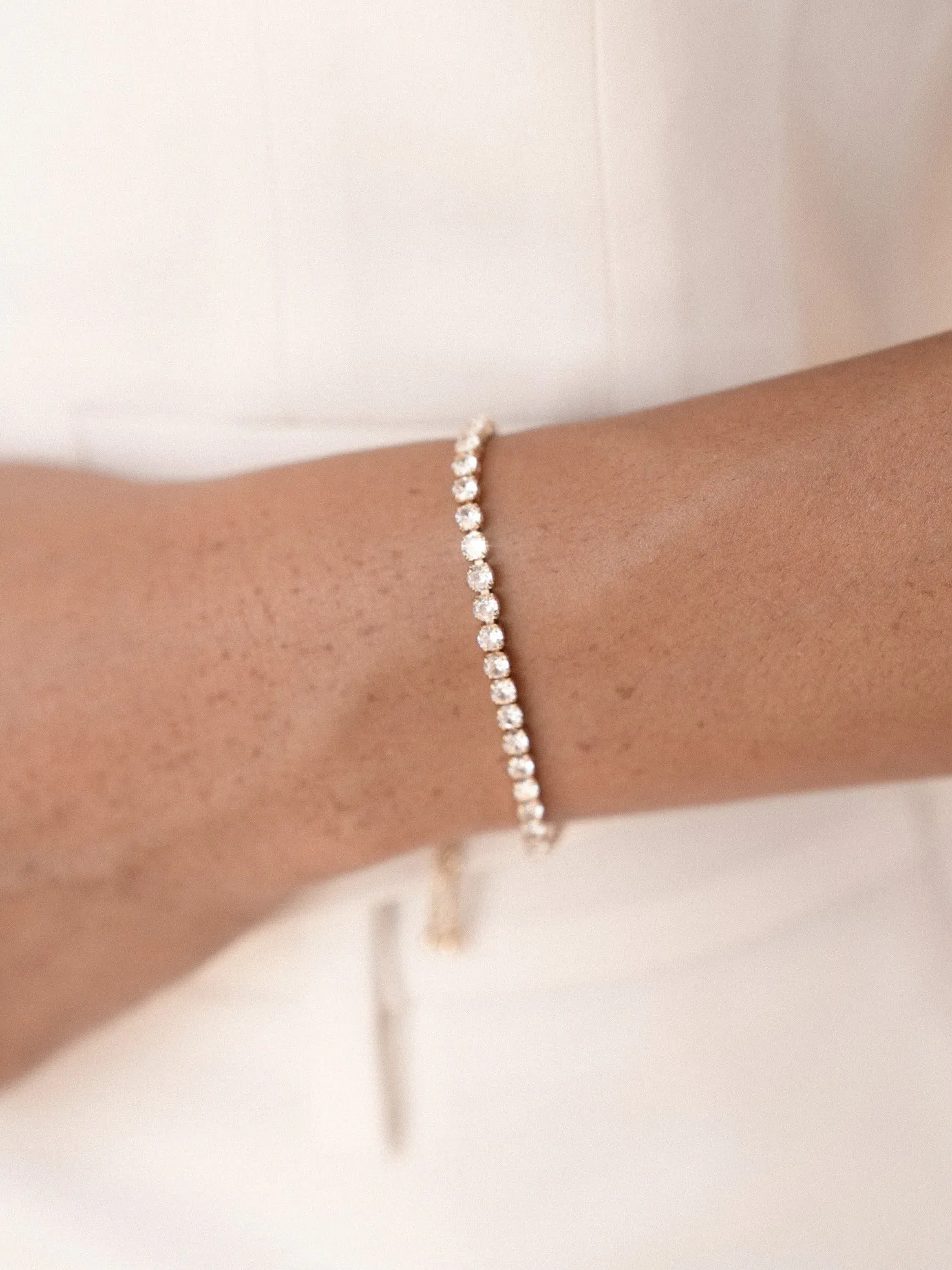Adjustable Dainty Crystal Bracelet sold by Beach Bunny product image thumbnail 2